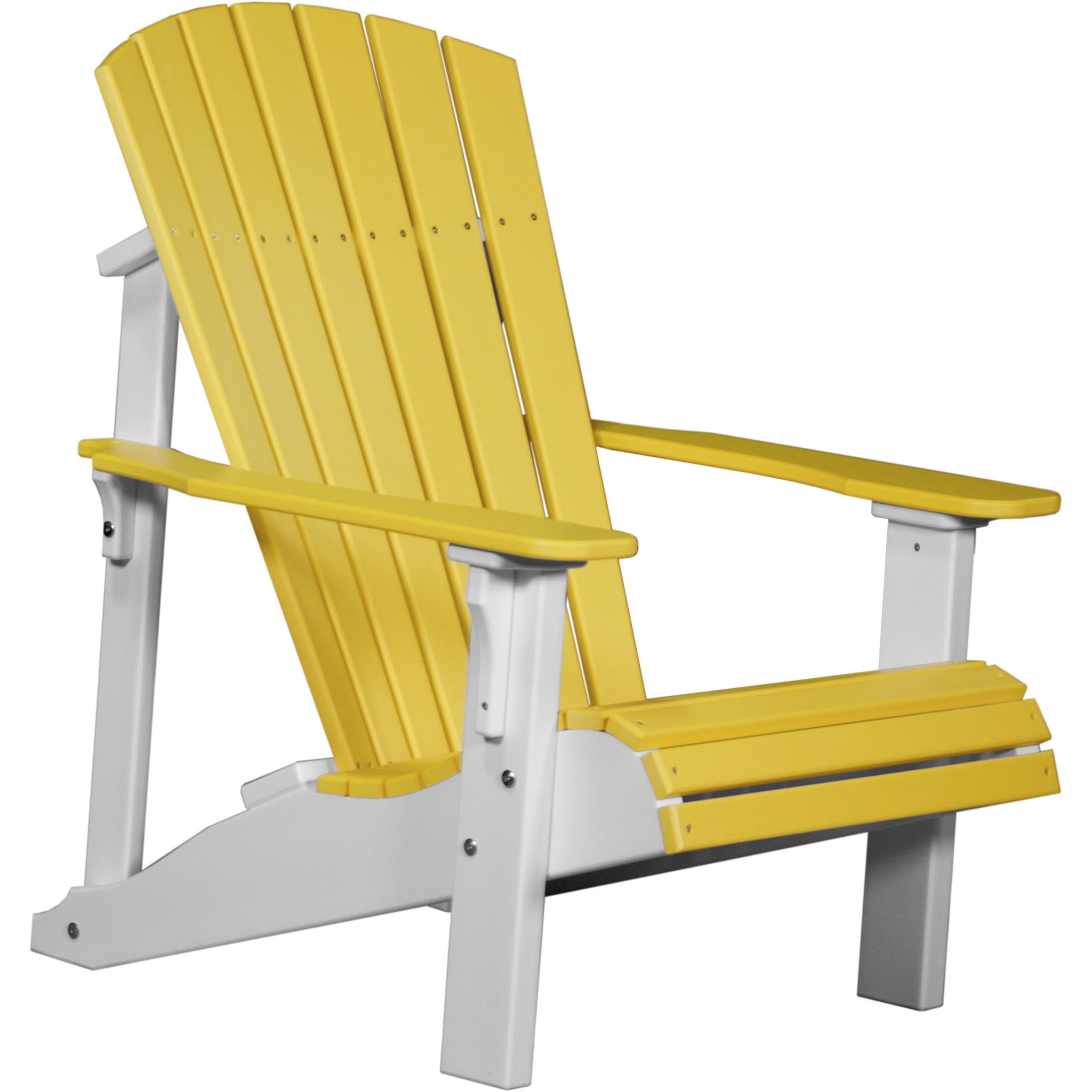 LuxCraft Deluxe Adirondack Chair – Outdoor Poly Lounge Chair (PDAC)
