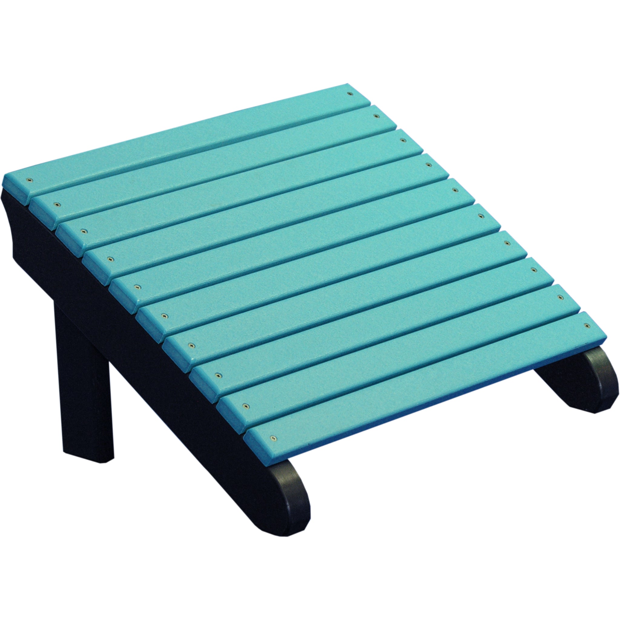LuxCraft Deluxe Adirondack Footrest – Outdoor Poly Patio Footrest (PDAF)