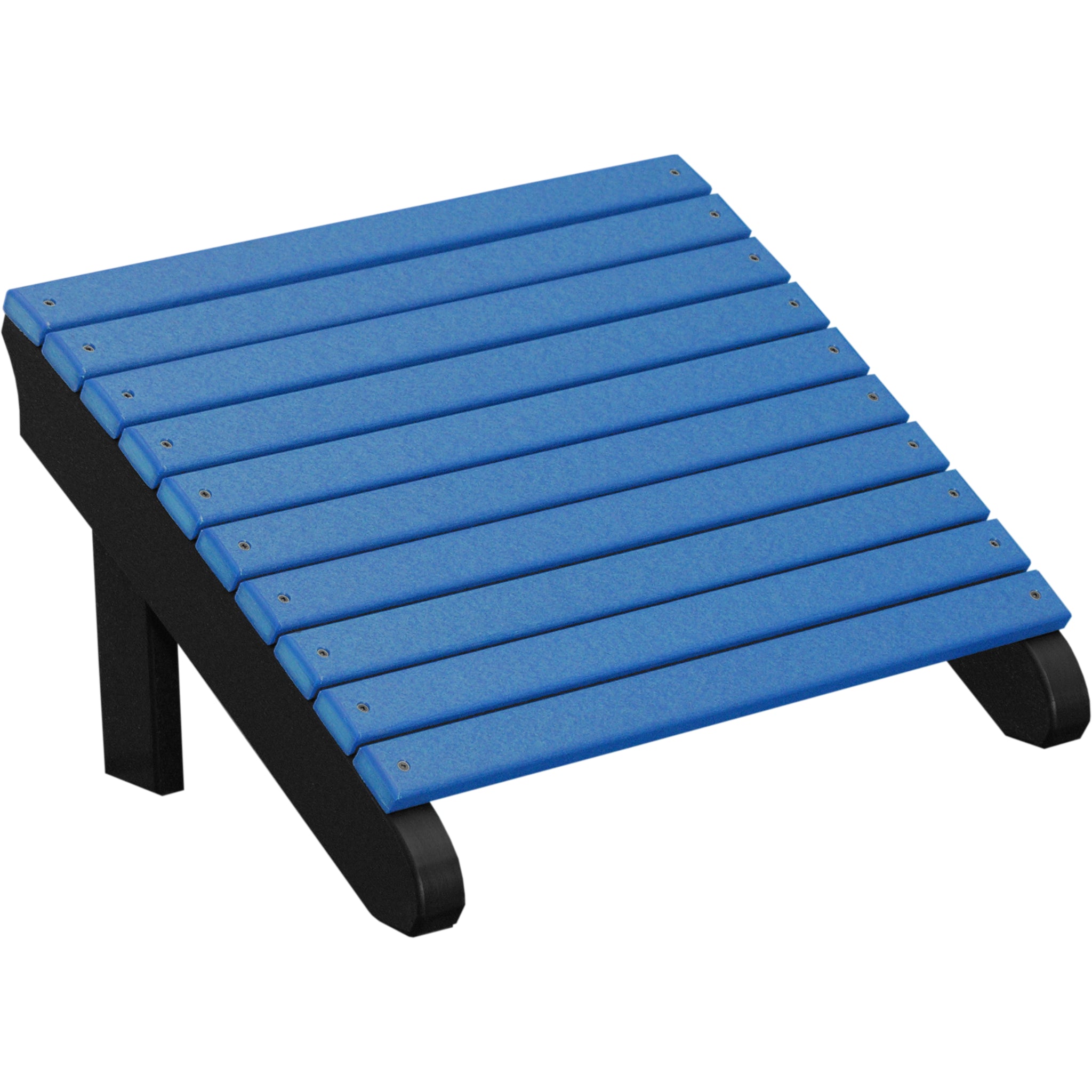 LuxCraft Deluxe Adirondack Footrest – Outdoor Poly Patio Footrest (PDAF)
