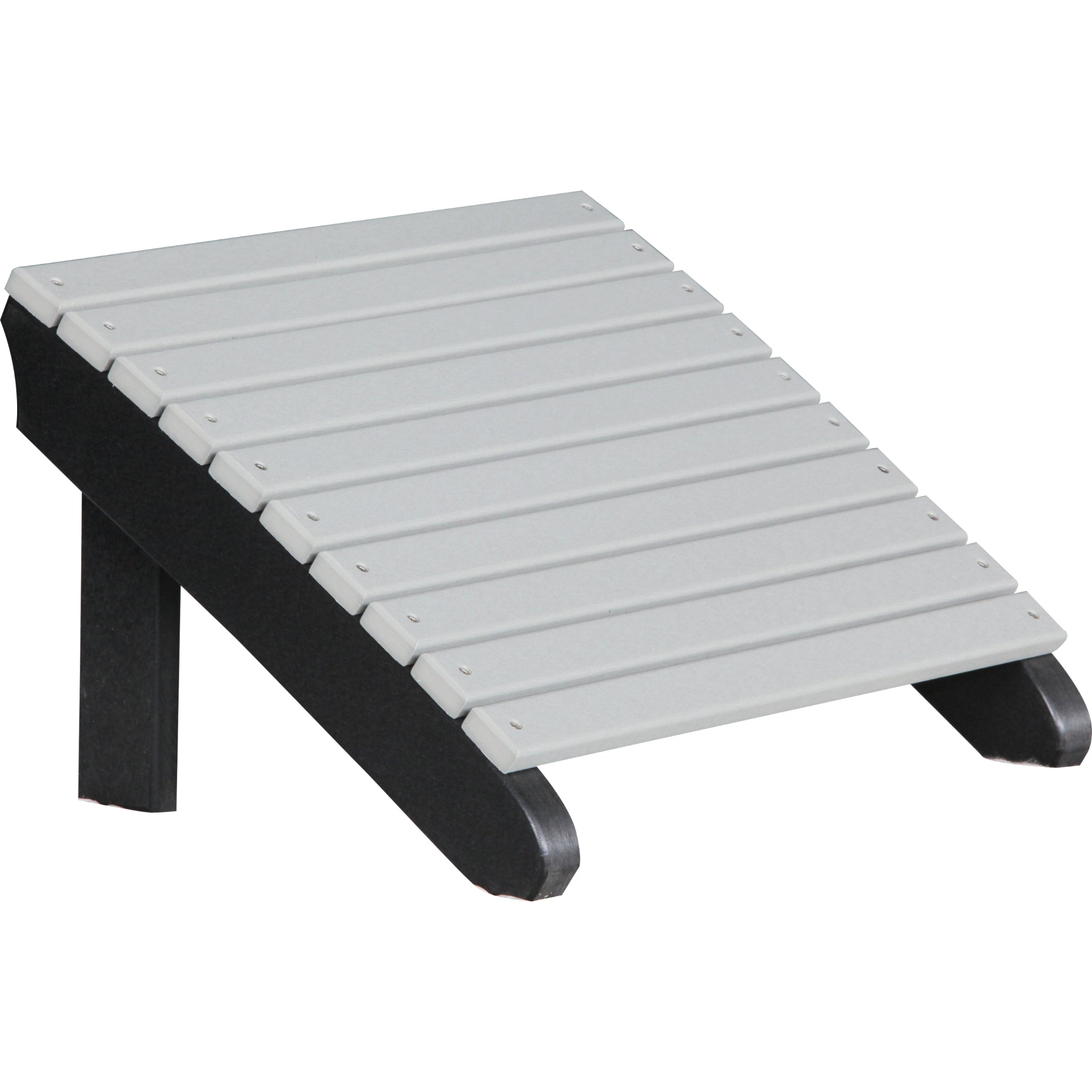 LuxCraft Deluxe Adirondack Footrest – Outdoor Poly Patio Footrest (PDAF)