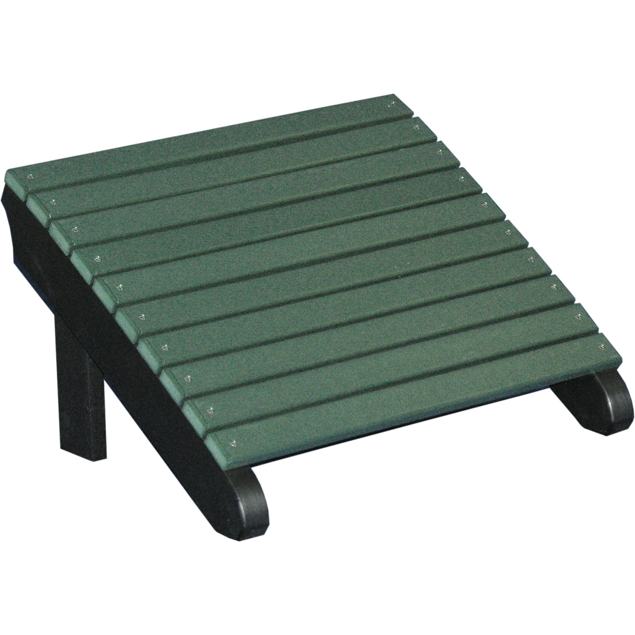 LuxCraft Deluxe Adirondack Footrest – Outdoor Poly Patio Footrest (PDAF)