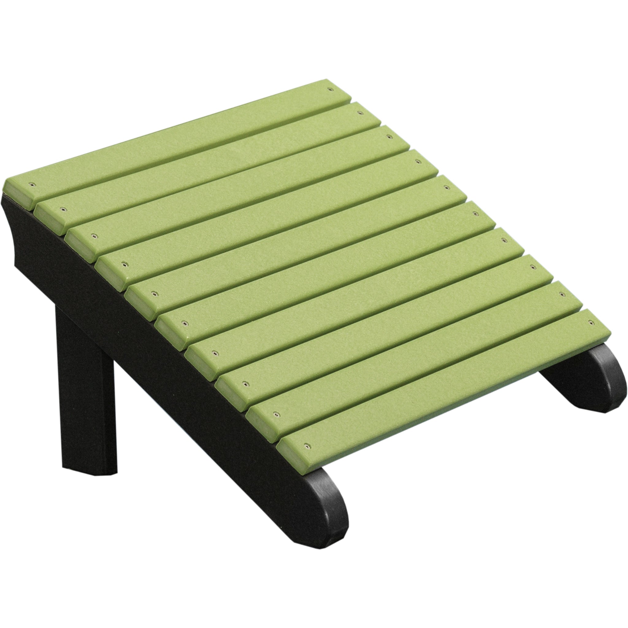 LuxCraft Deluxe Adirondack Footrest – Outdoor Poly Patio Footrest (PDAF)