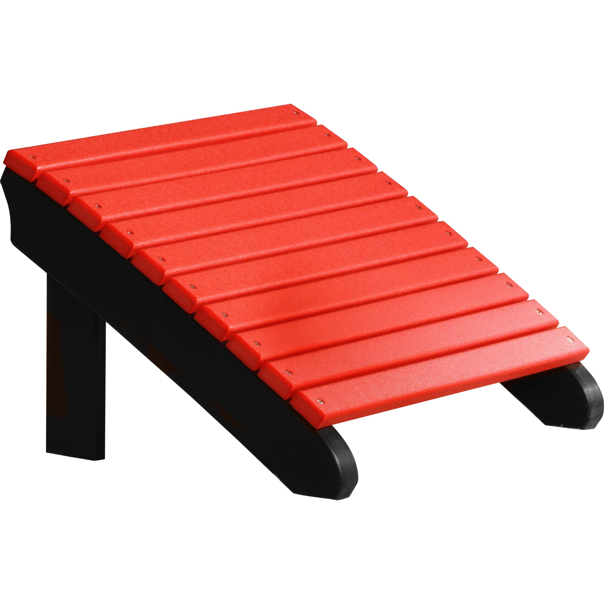 LuxCraft Deluxe Adirondack Footrest – Outdoor Poly Patio Footrest (PDAF)