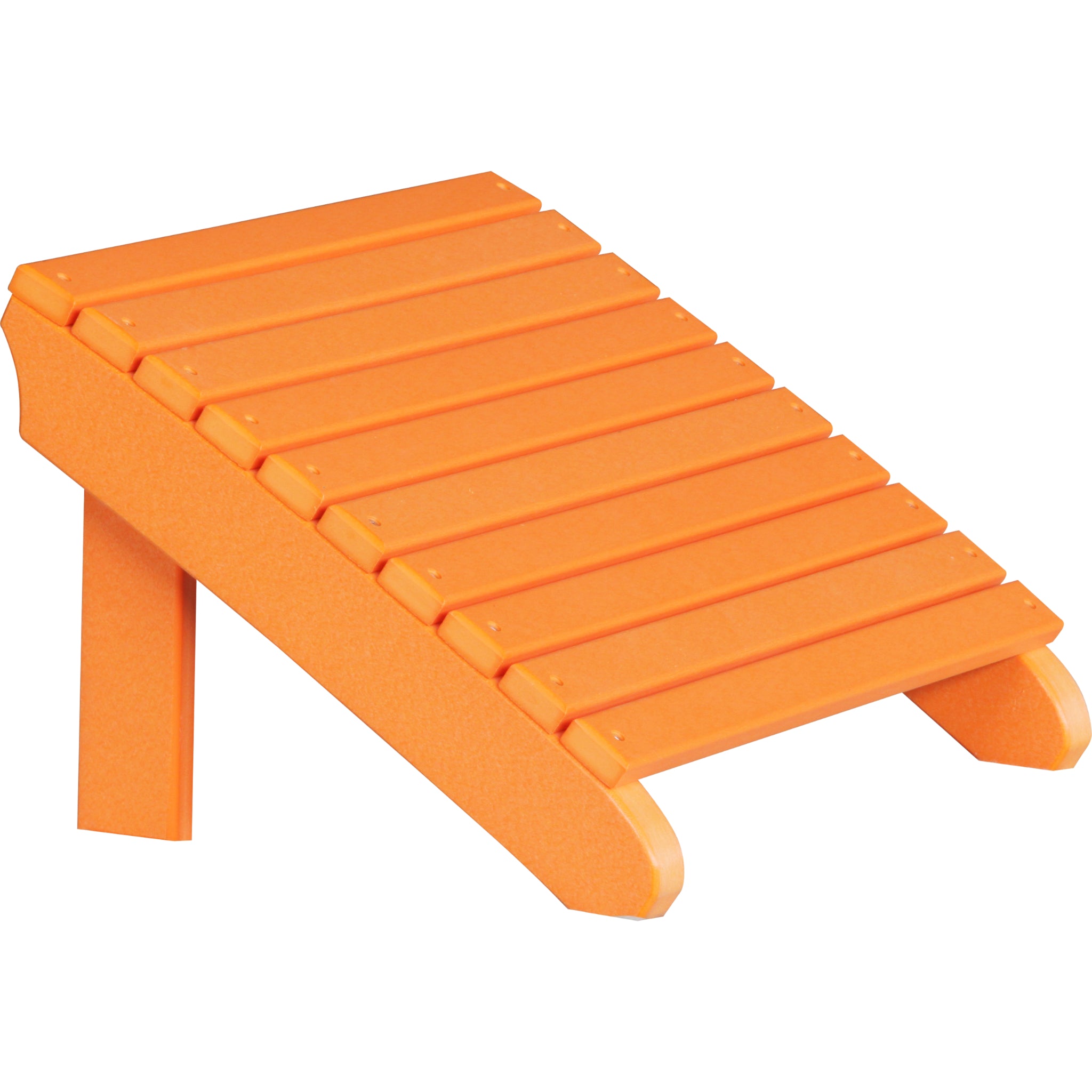 LuxCraft Deluxe Adirondack Footrest – Outdoor Poly Patio Footrest (PDAF)