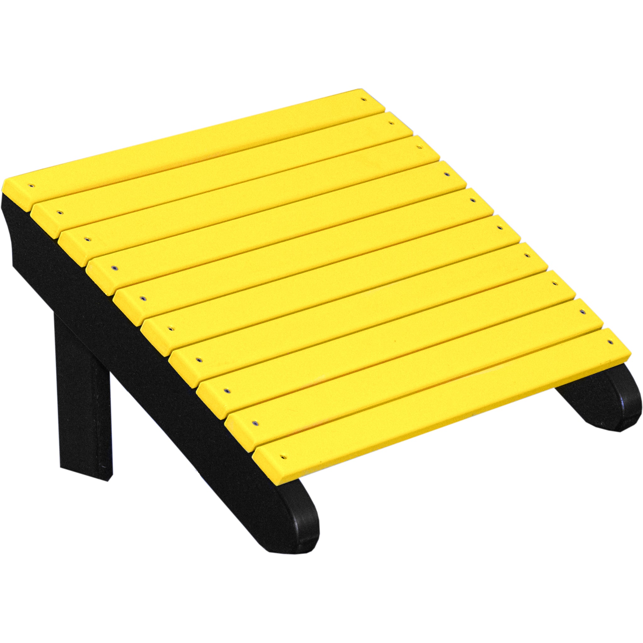 LuxCraft Deluxe Adirondack Footrest – Outdoor Poly Patio Footrest (PDAF)