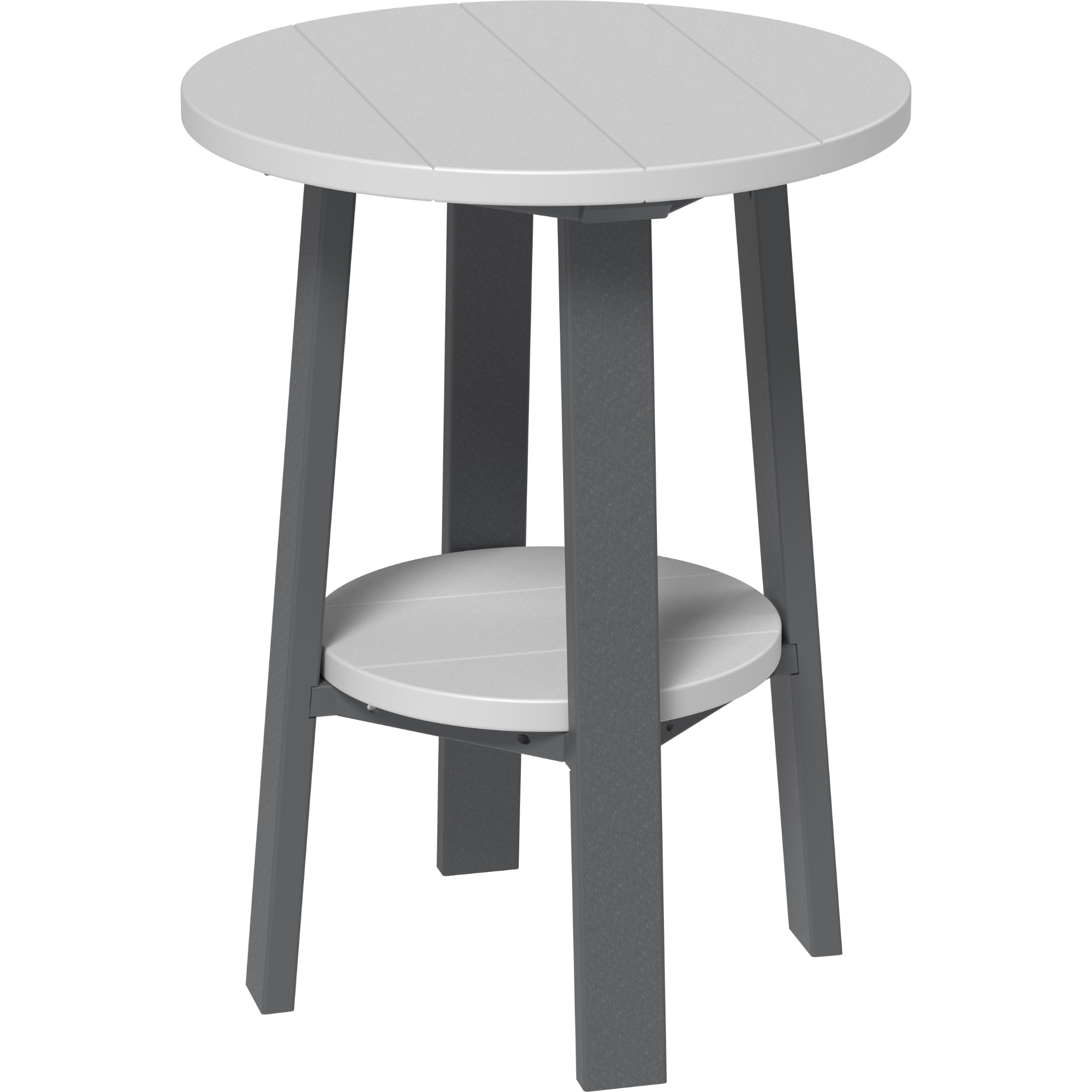 LuxCraft Deluxe 28″ End Table – Outdoor Poly Patio Side Table (PDET28)