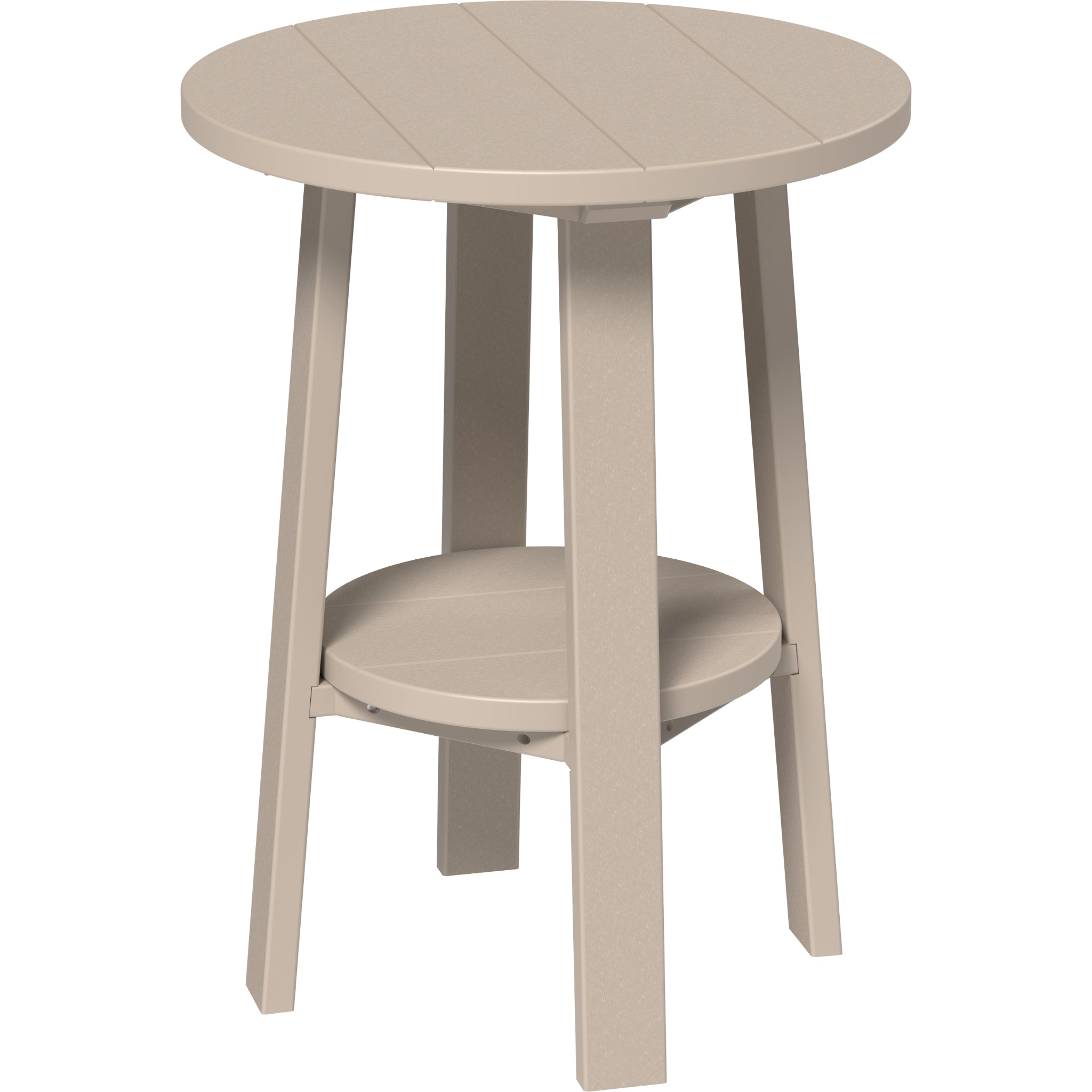 LuxCraft Deluxe 28″ End Table – Outdoor Poly Patio Side Table (PDET28)