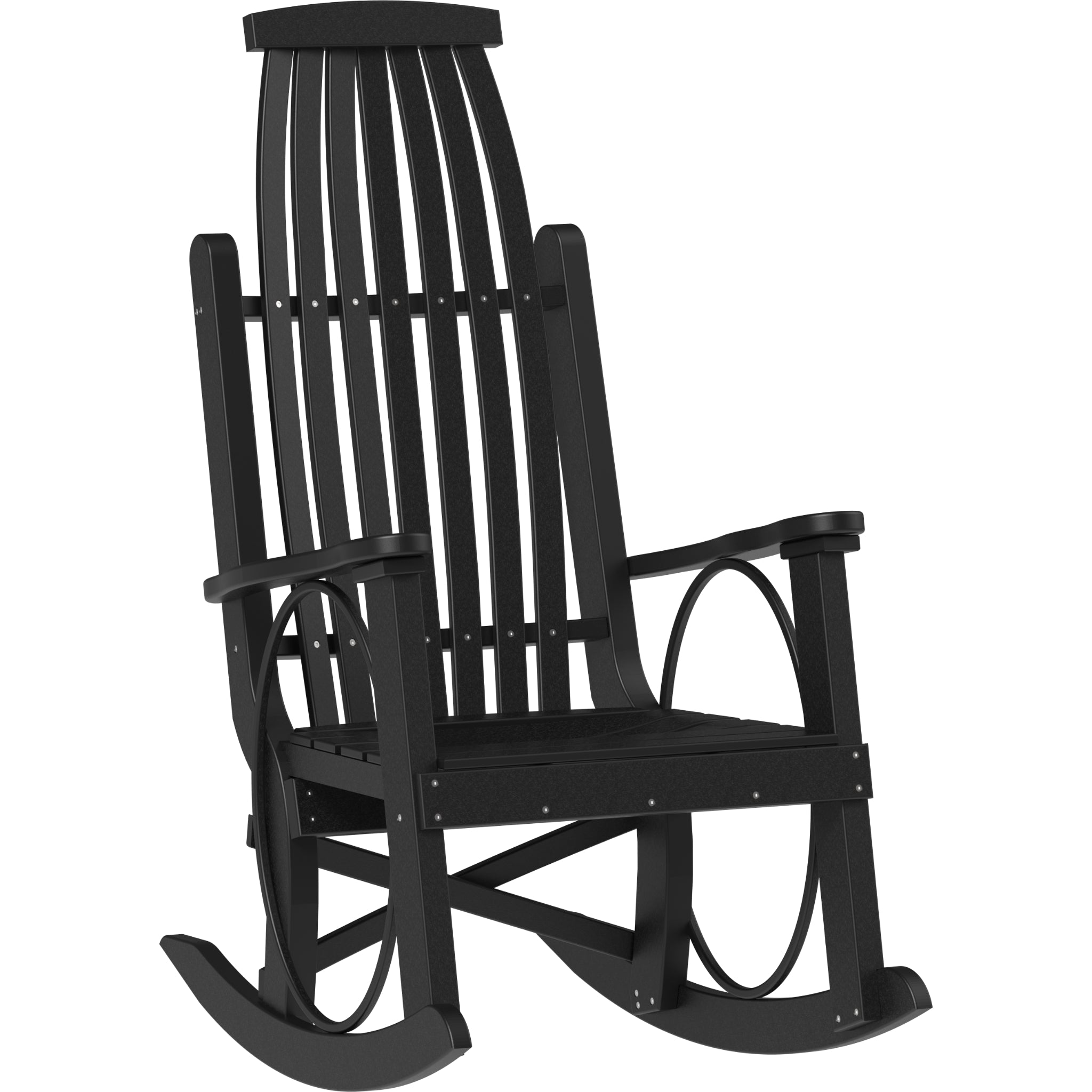 LuxCraft Grandpa’s Rocker – Outdoor Poly Rocking Chair (PGR)