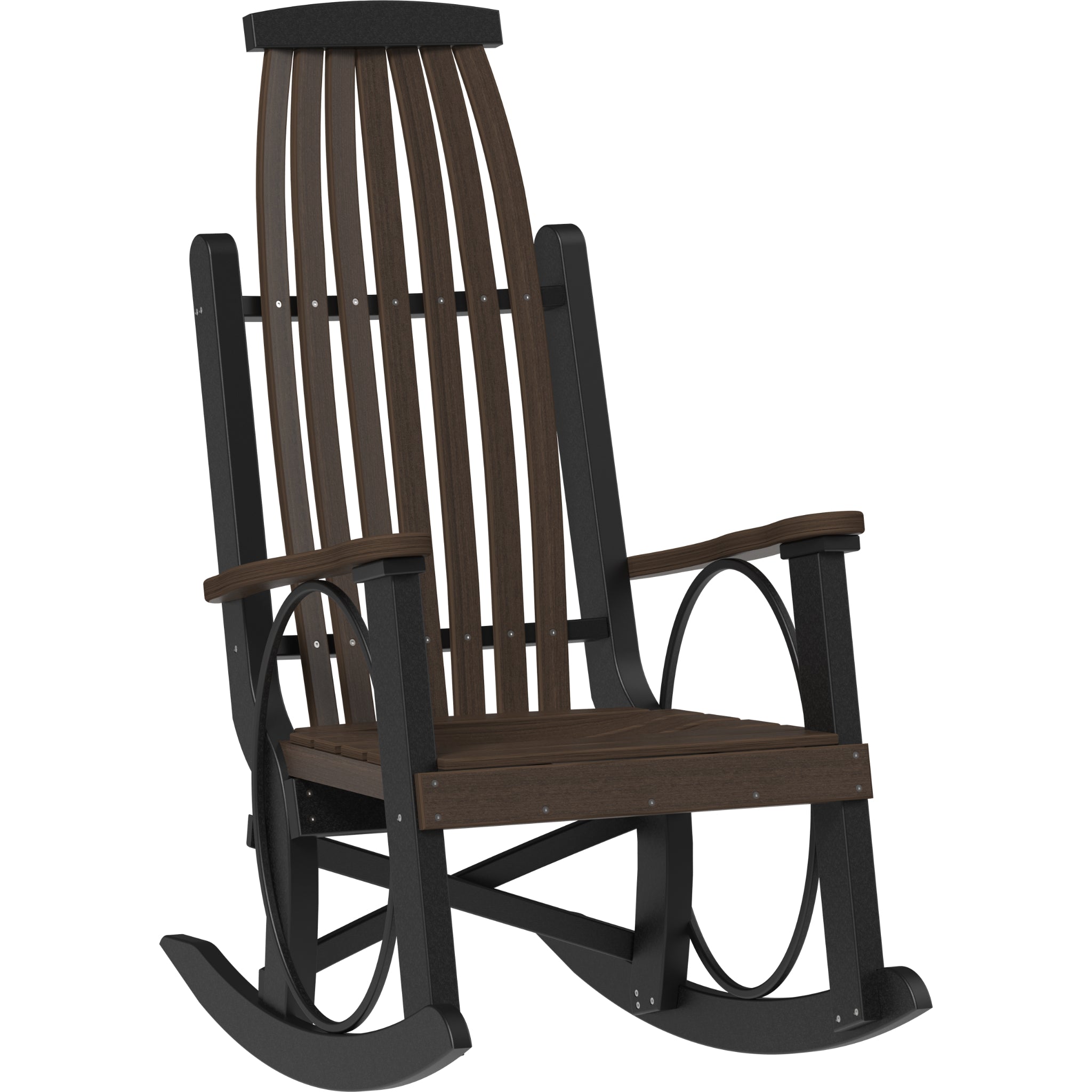 LuxCraft Grandpa’s Rocker – Outdoor Poly Rocking Chair (PGR)
