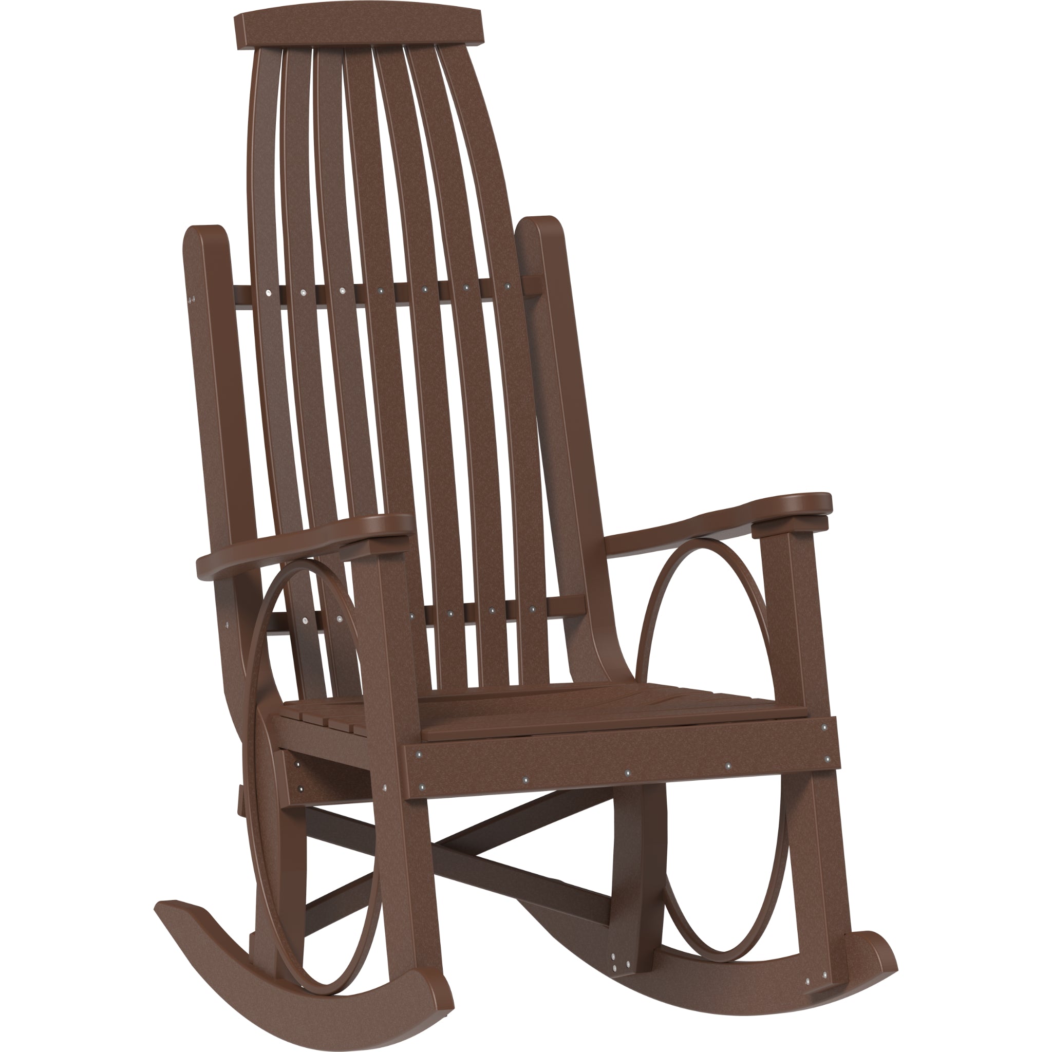 LuxCraft Grandpa’s Rocker – Outdoor Poly Rocking Chair (PGR)