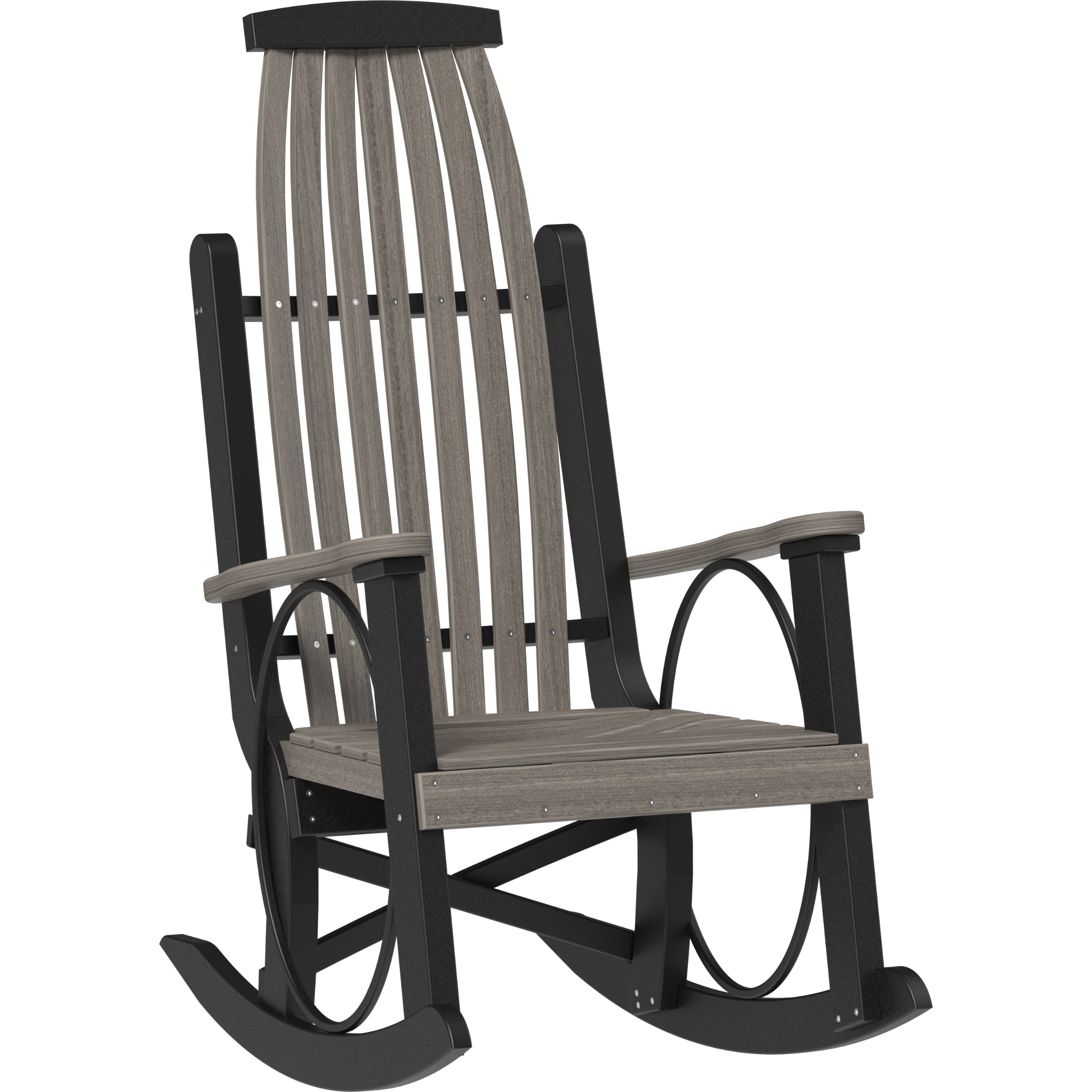 LuxCraft Grandpa’s Rocker – Outdoor Poly Rocking Chair (PGR)