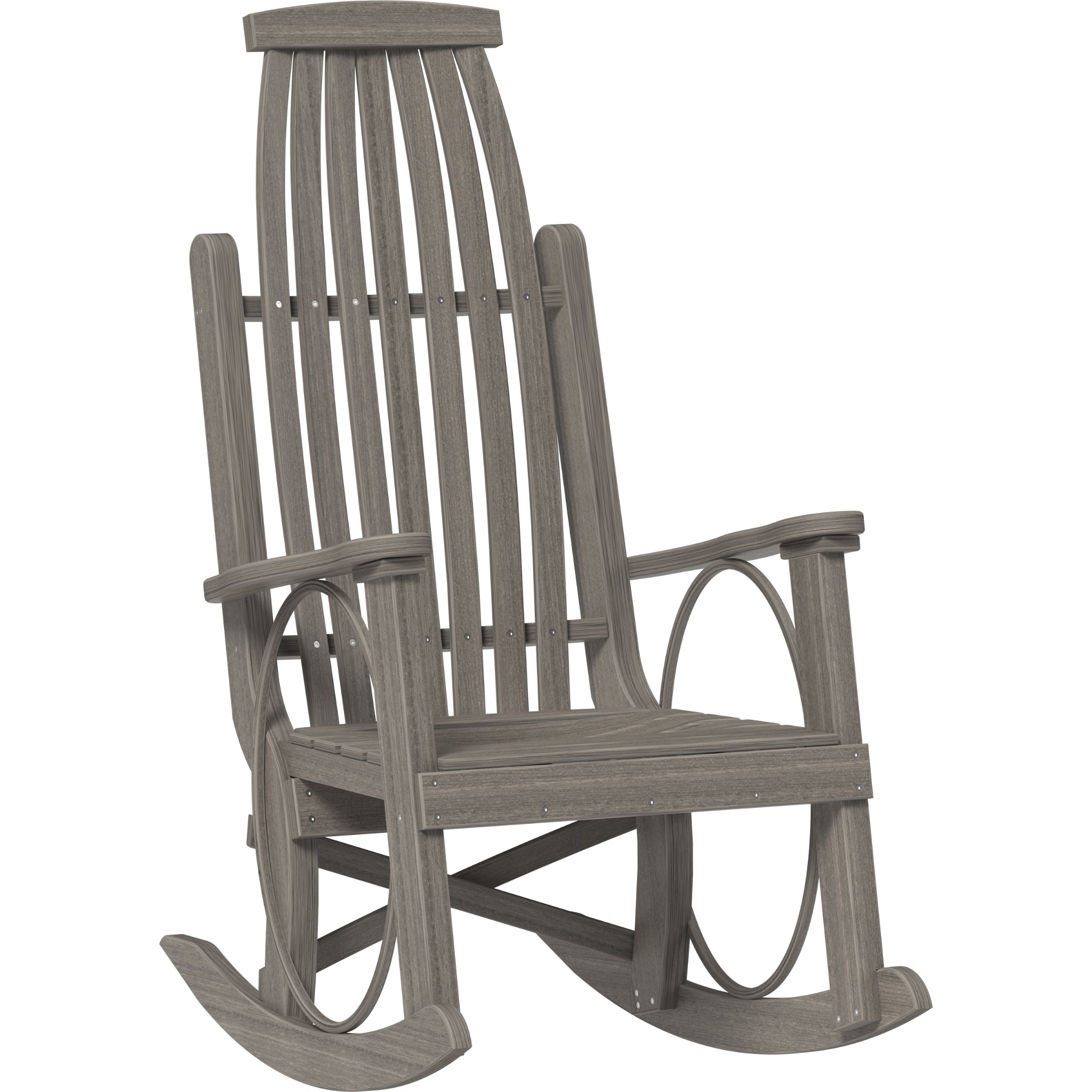 LuxCraft Grandpa’s Rocker – Outdoor Poly Rocking Chair (PGR)