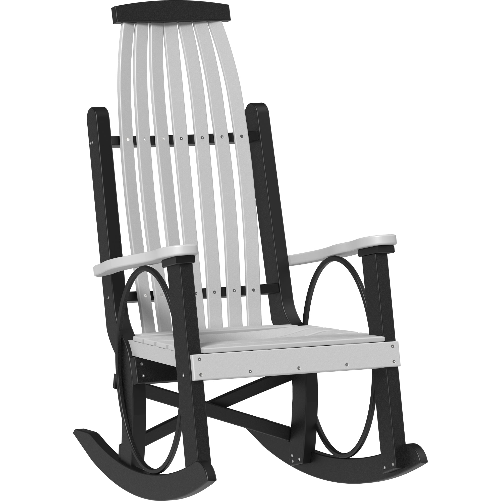LuxCraft Grandpa’s Rocker – Outdoor Poly Rocking Chair (PGR)