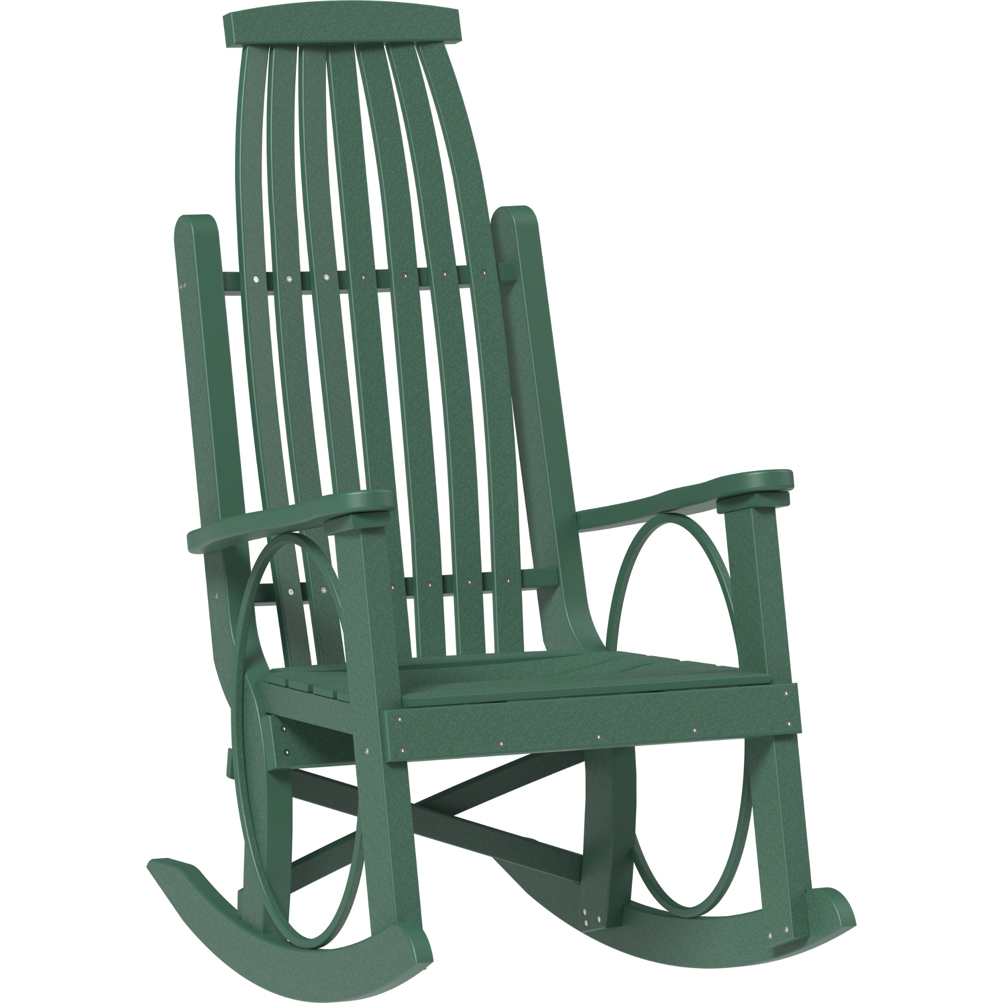 LuxCraft Grandpa’s Rocker – Outdoor Poly Rocking Chair (PGR)
