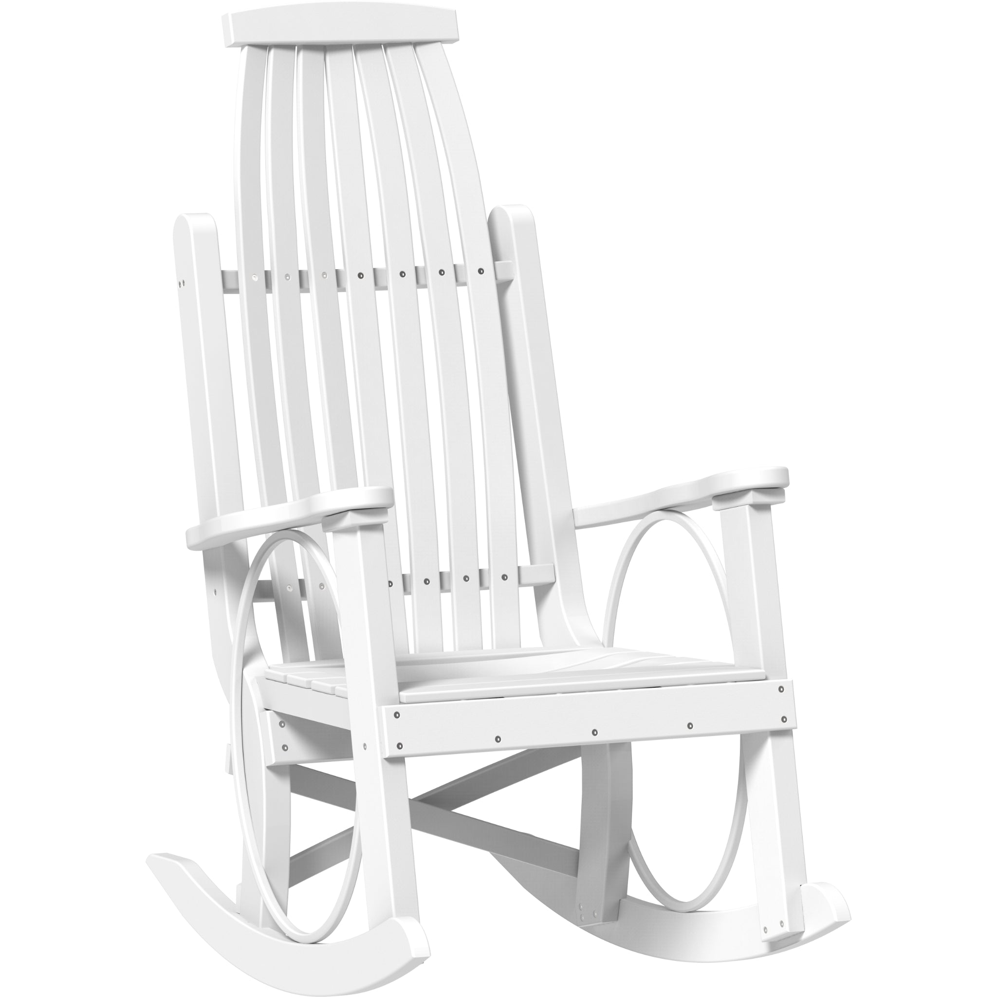 LuxCraft Grandpa’s Rocker – Outdoor Poly Rocking Chair (PGR)