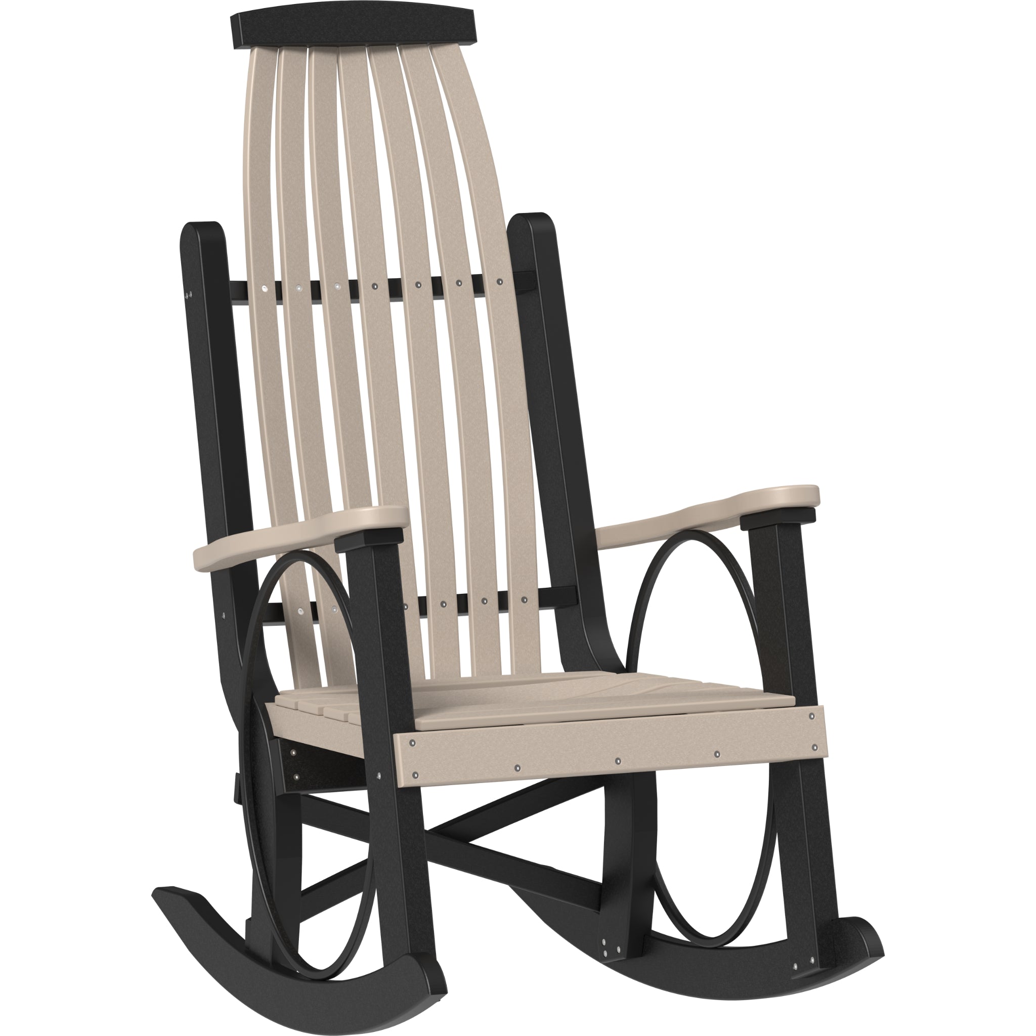 LuxCraft Grandpa’s Rocker – Outdoor Poly Rocking Chair (PGR)