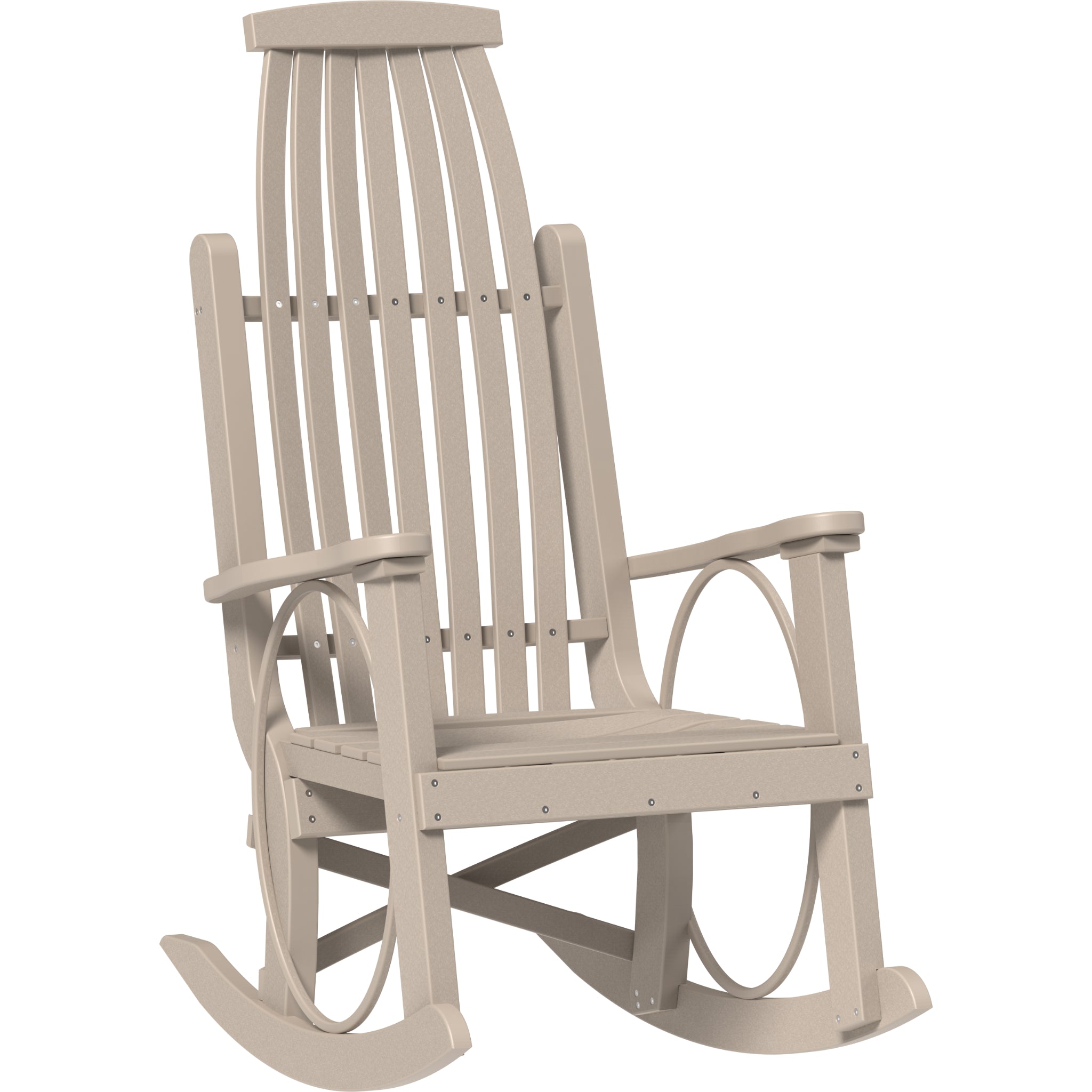 LuxCraft Grandpa’s Rocker – Outdoor Poly Rocking Chair (PGR)