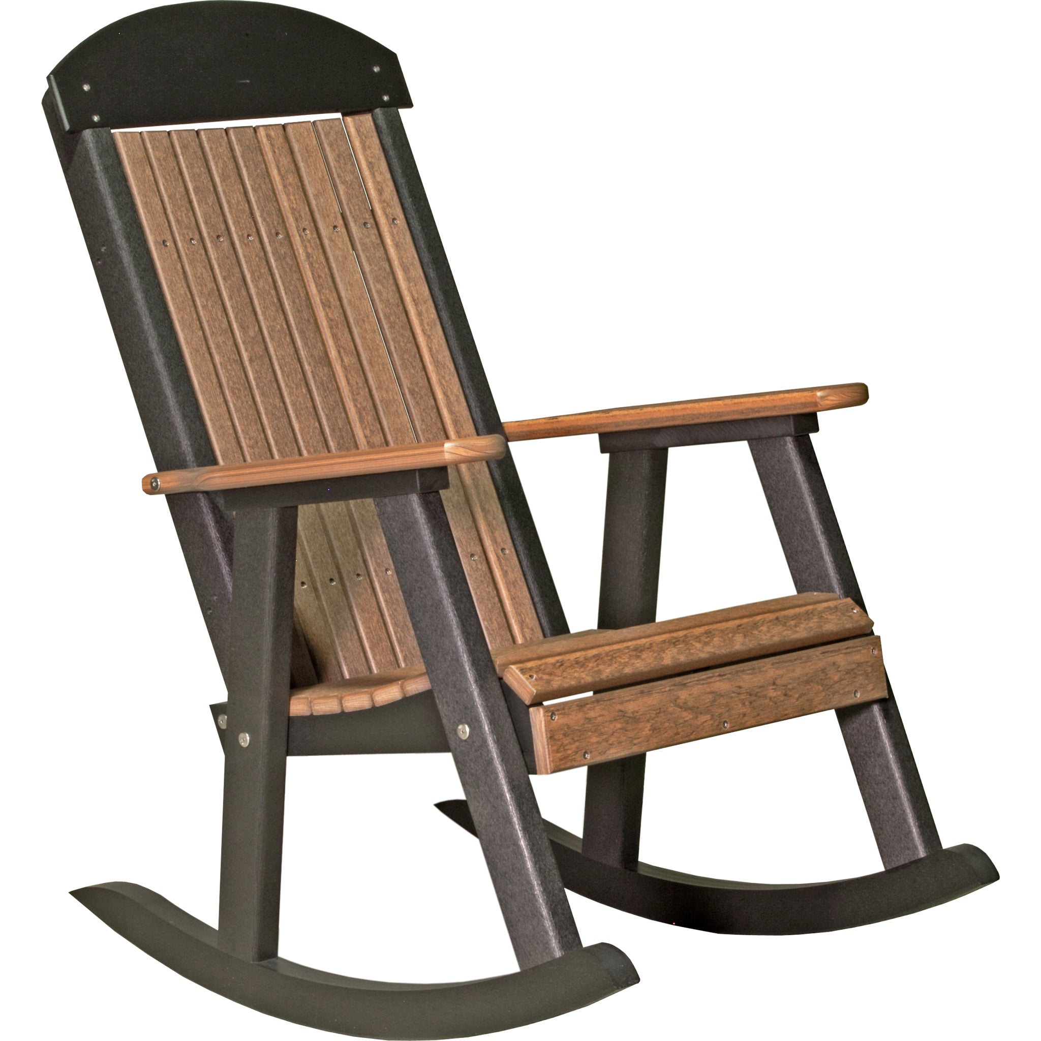 LuxCraft Porch Rocker – Outdoor Poly Rocking Chair (PPR)
