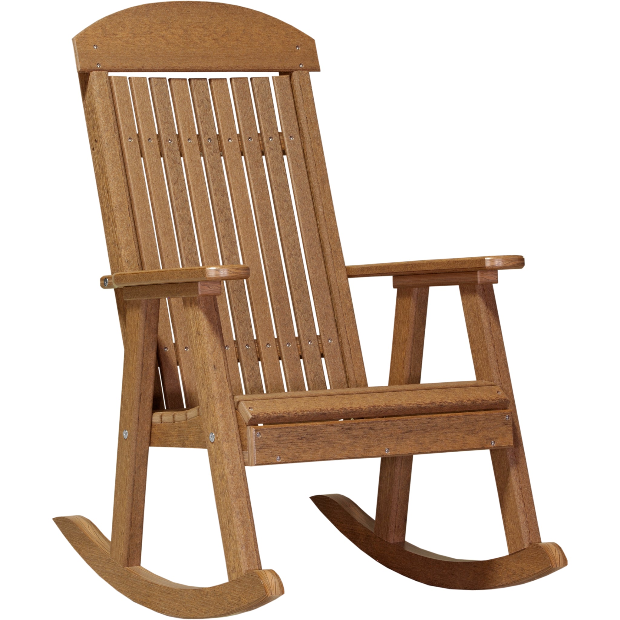 LuxCraft Porch Rocker – Outdoor Poly Rocking Chair (PPR)
