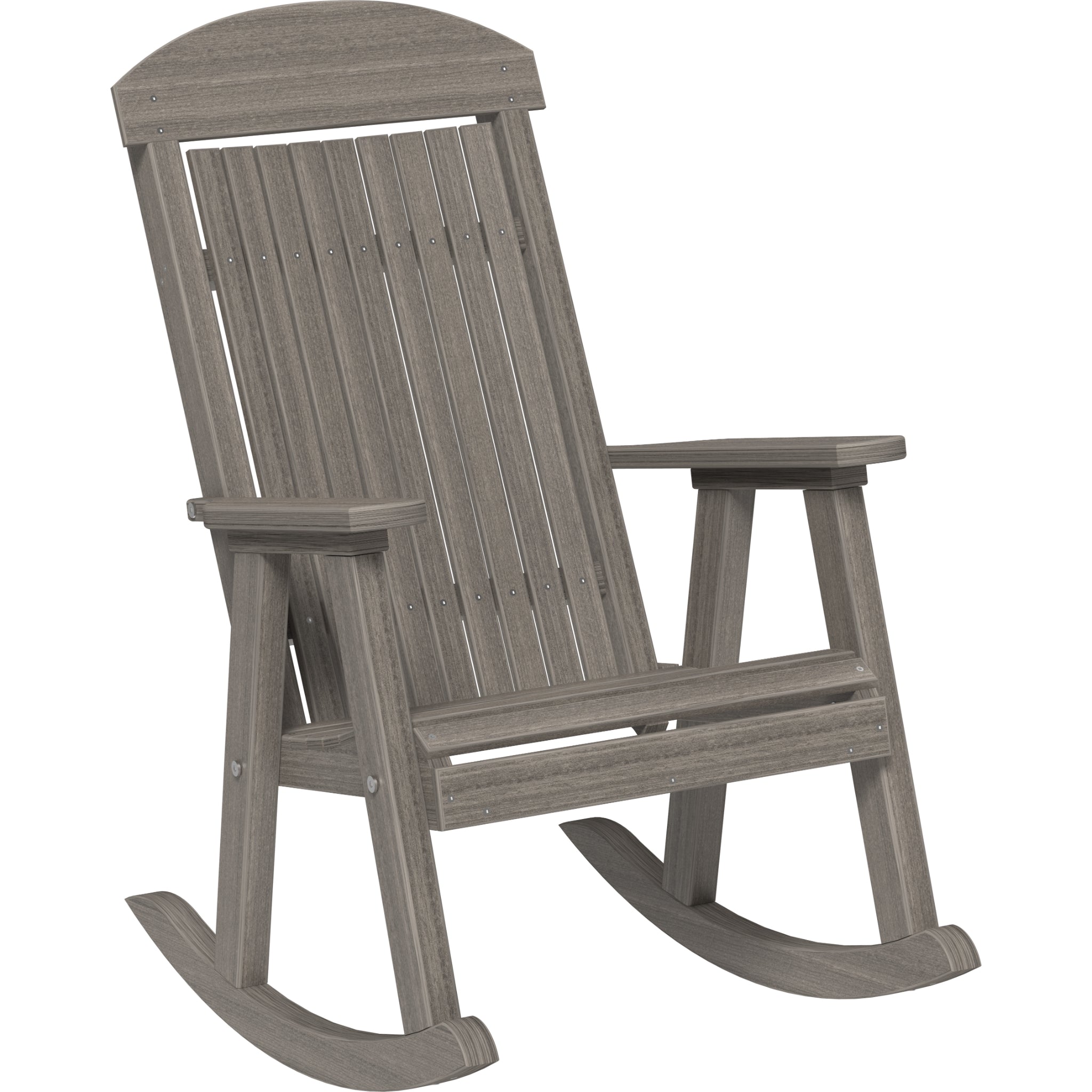 LuxCraft Porch Rocker – Outdoor Poly Rocking Chair (PPR)