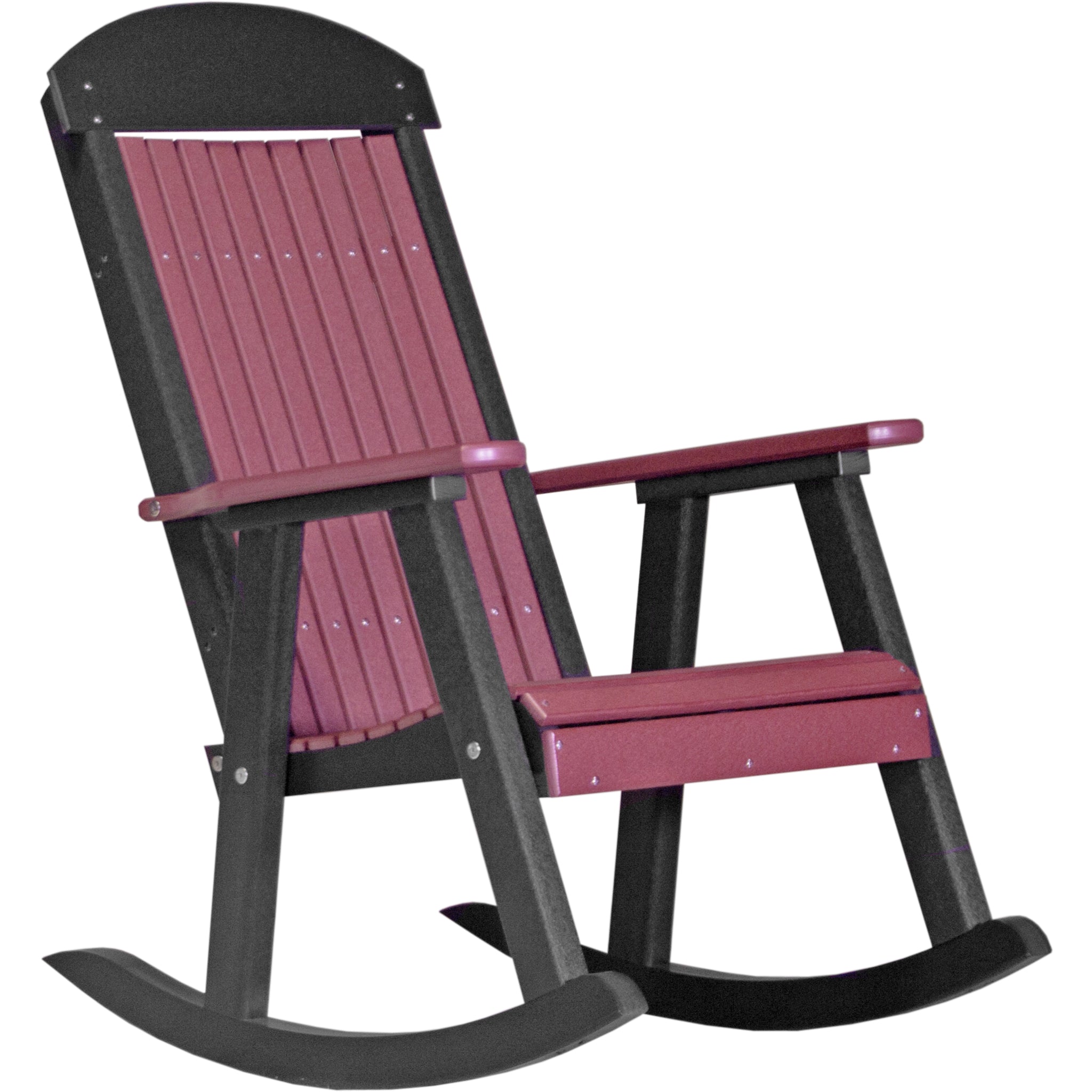 LuxCraft Porch Rocker – Outdoor Poly Rocking Chair (PPR)
