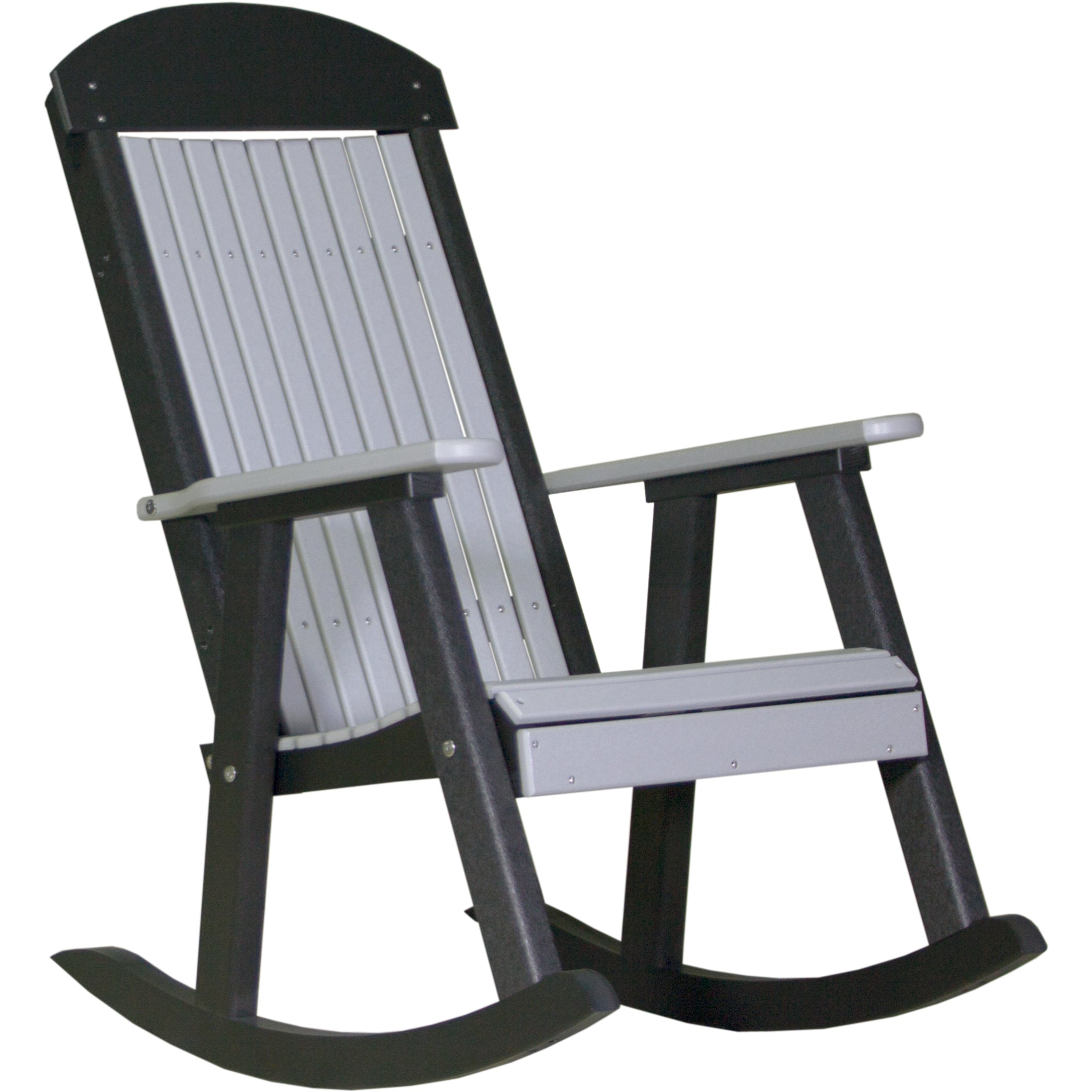 LuxCraft Porch Rocker – Outdoor Poly Rocking Chair (PPR)