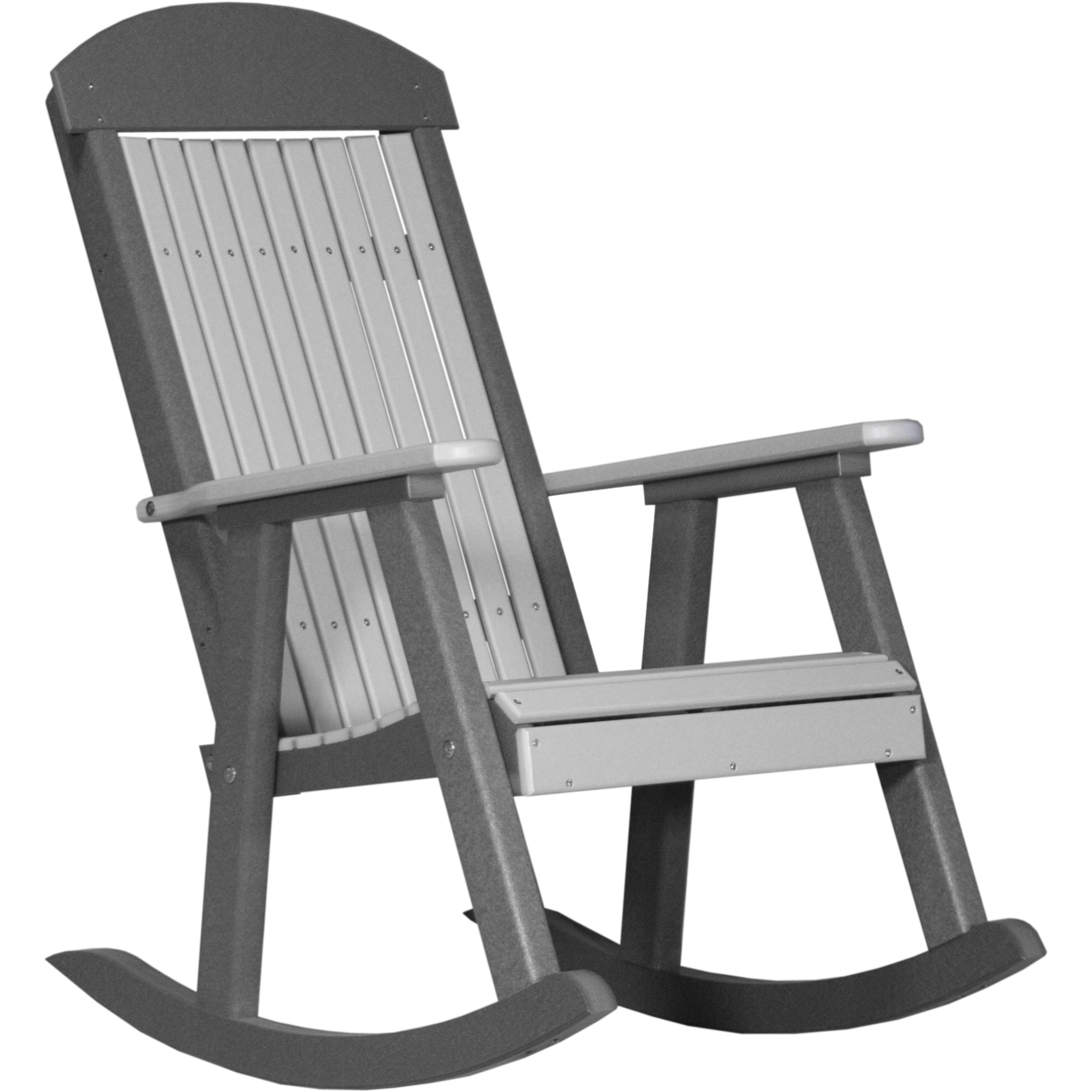 LuxCraft Porch Rocker – Outdoor Poly Rocking Chair (PPR)