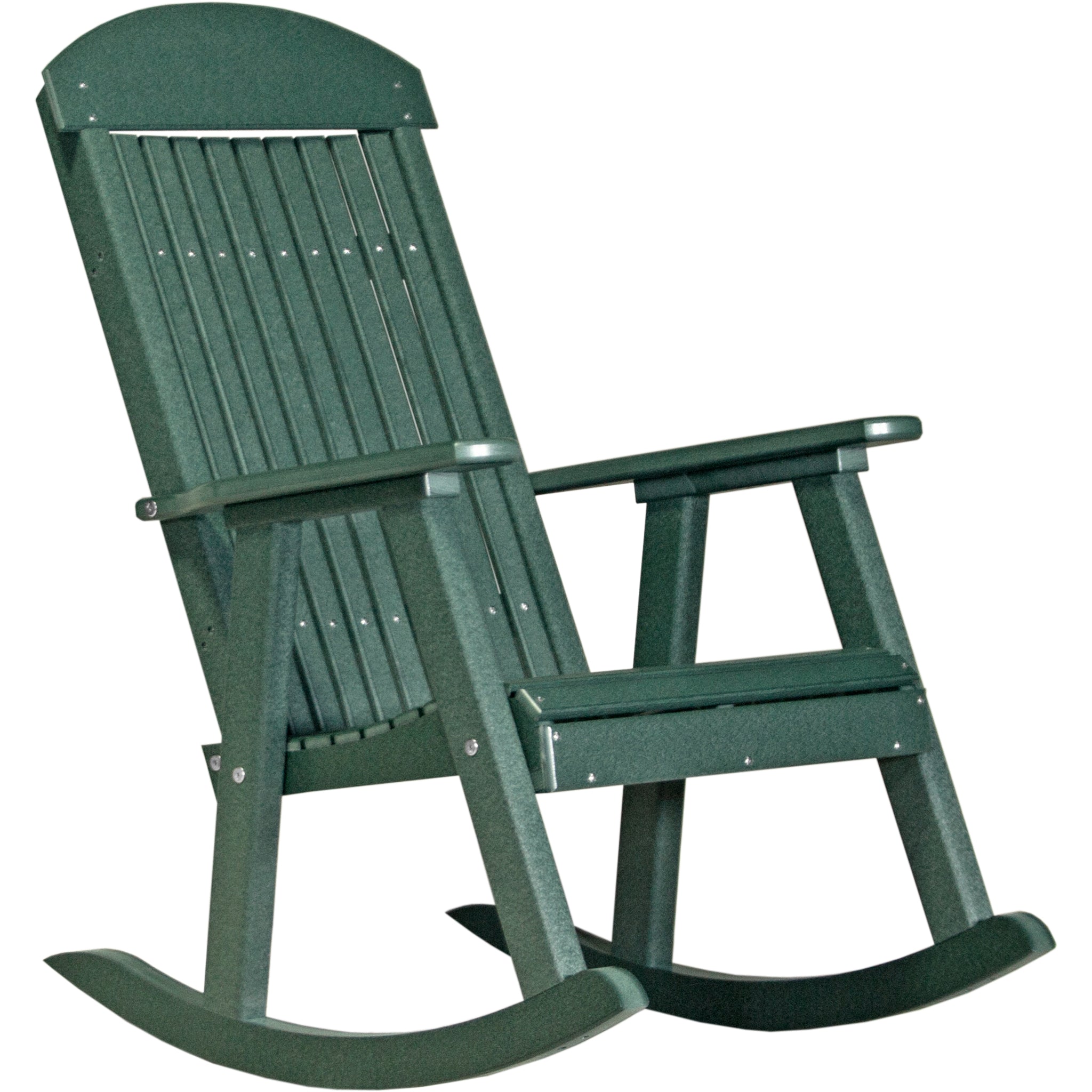 LuxCraft Porch Rocker – Outdoor Poly Rocking Chair (PPR)