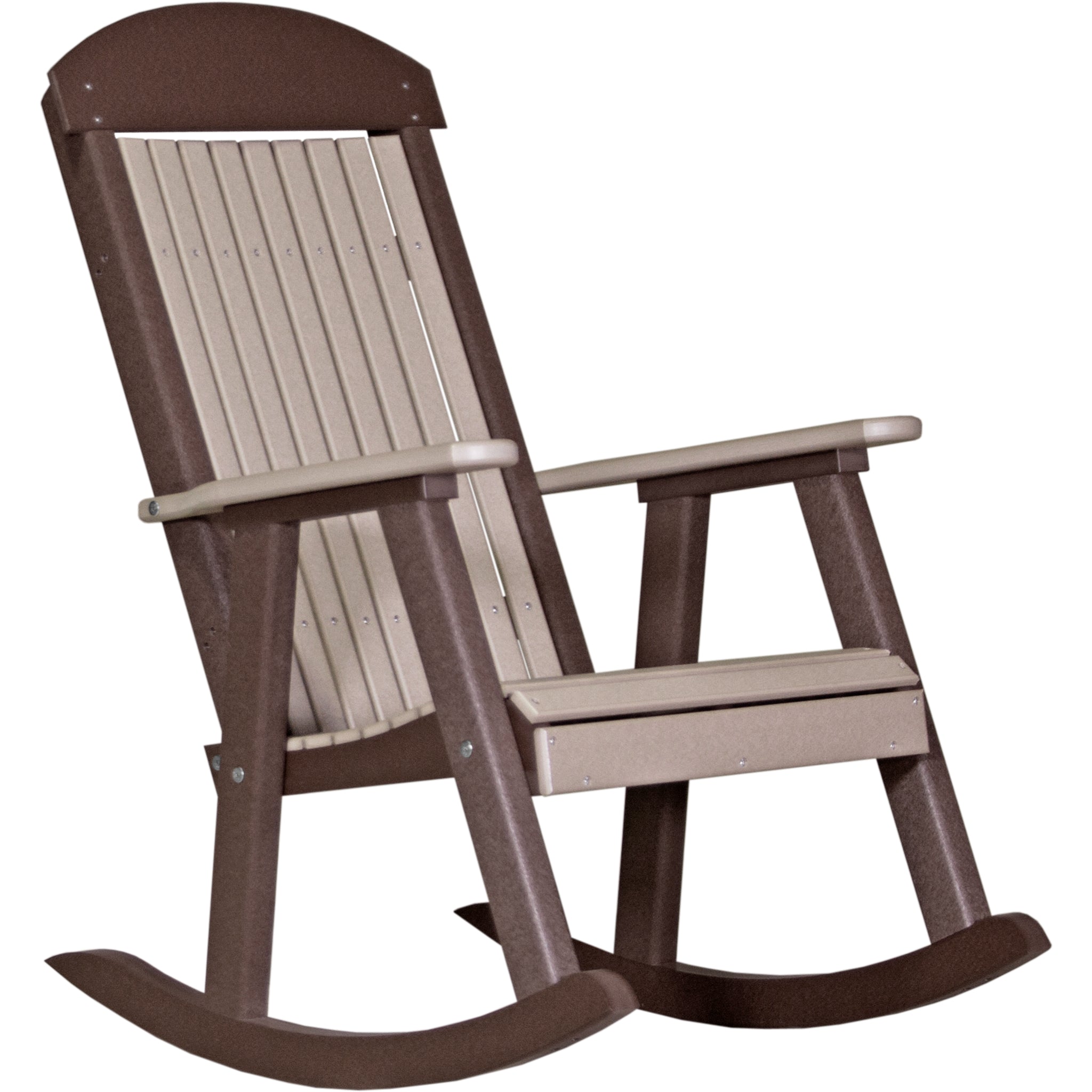 LuxCraft Porch Rocker – Outdoor Poly Rocking Chair (PPR)