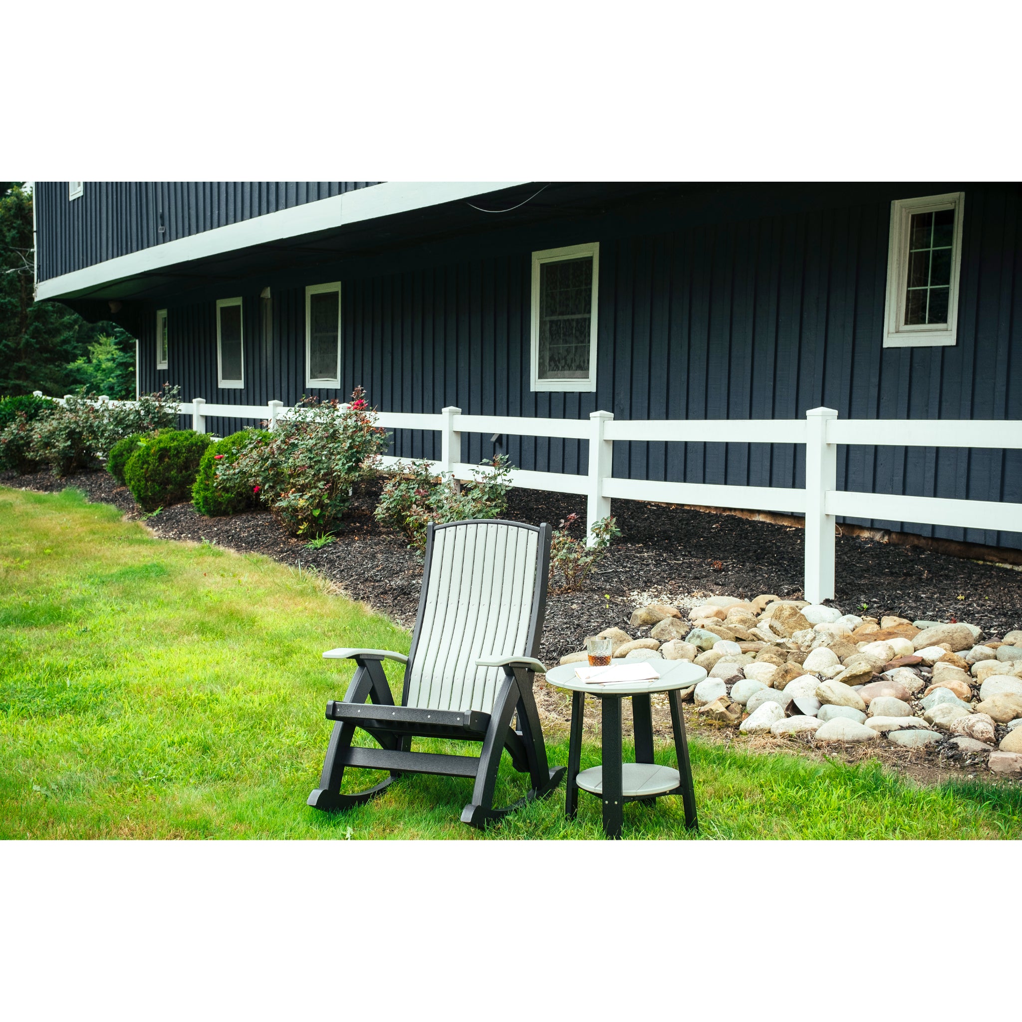 LuxCraft Comfort Rocker – Outdoor Poly Rocking Chair (PCR)