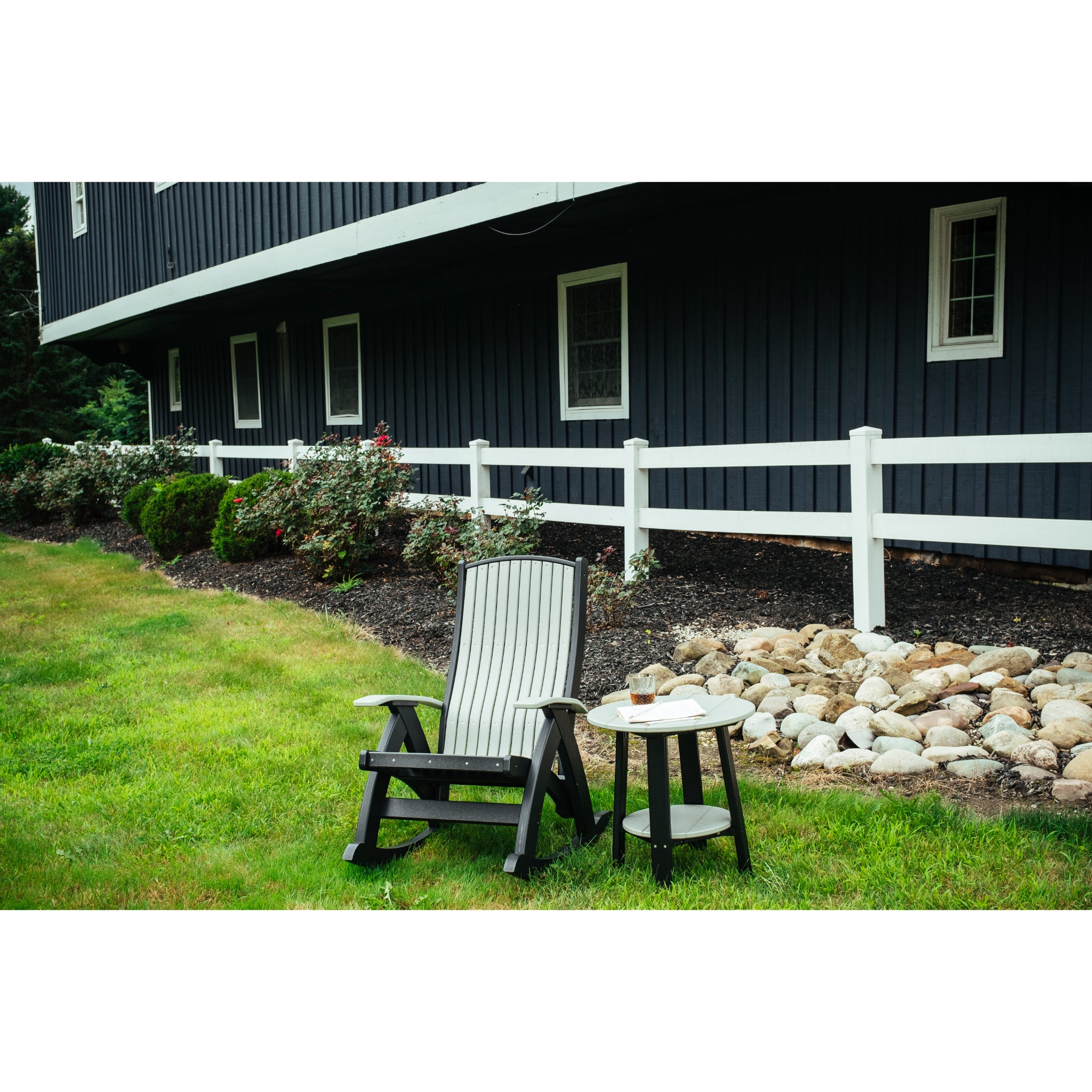 LuxCraft Comfort Rocker – Outdoor Poly Rocking Chair (PCR)