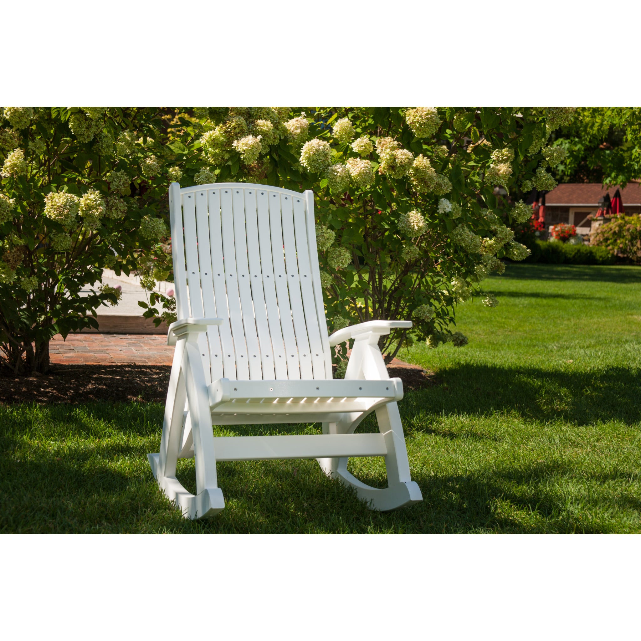 LuxCraft Comfort Rocker – Outdoor Poly Rocking Chair (PCR)