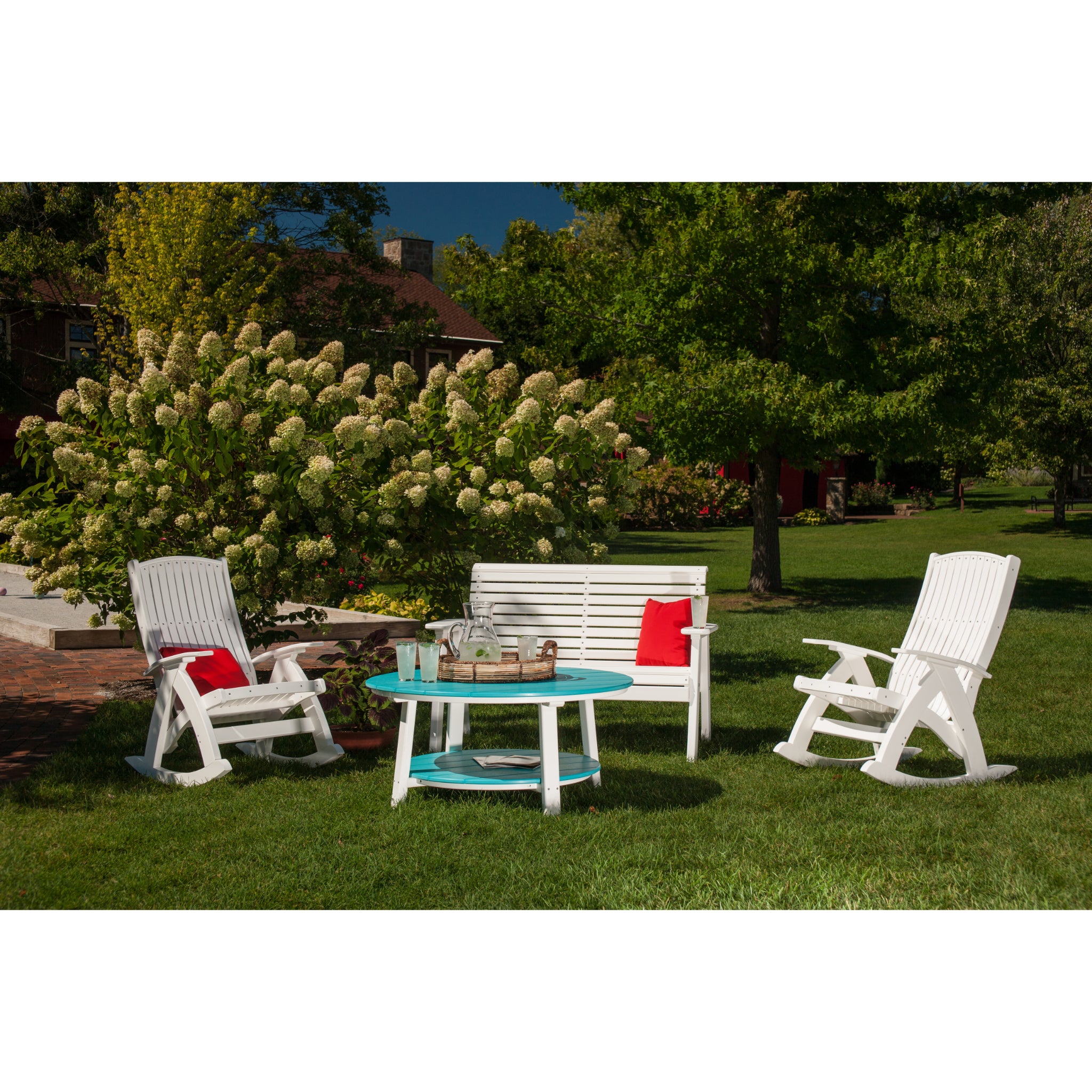 LuxCraft Comfort Rocker – Outdoor Poly Rocking Chair (PCR)
