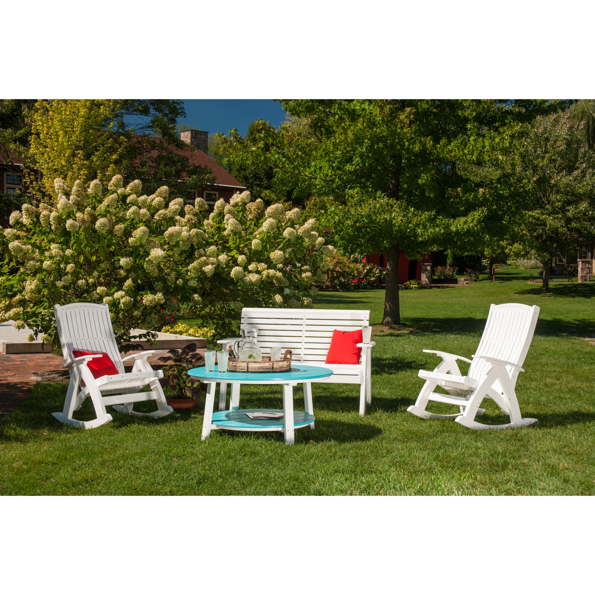 LuxCraft Comfort Rocker – Outdoor Poly Rocking Chair (PCR)