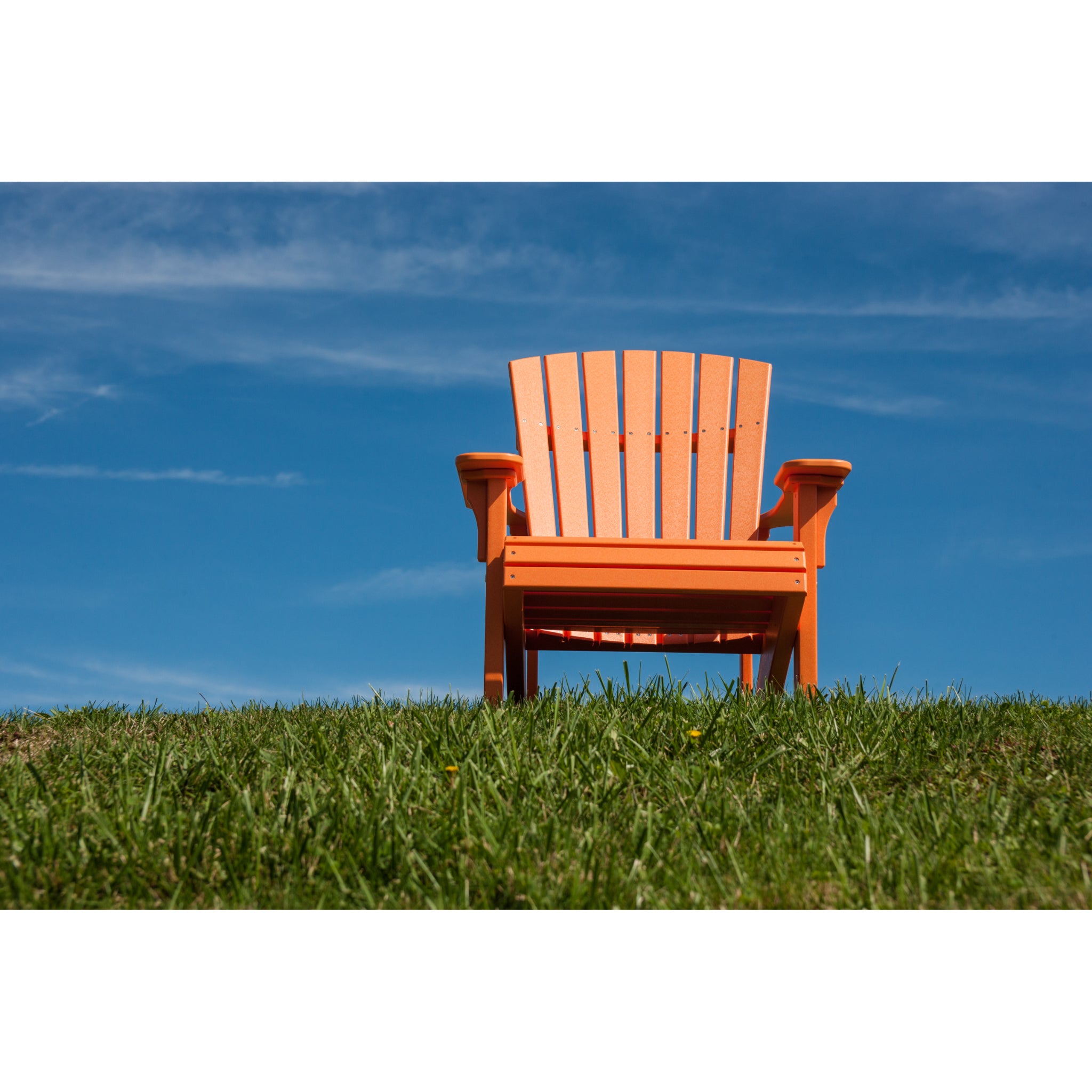 LuxCraft Deluxe Adirondack Chair – Outdoor Poly Lounge Chair (PDAC)