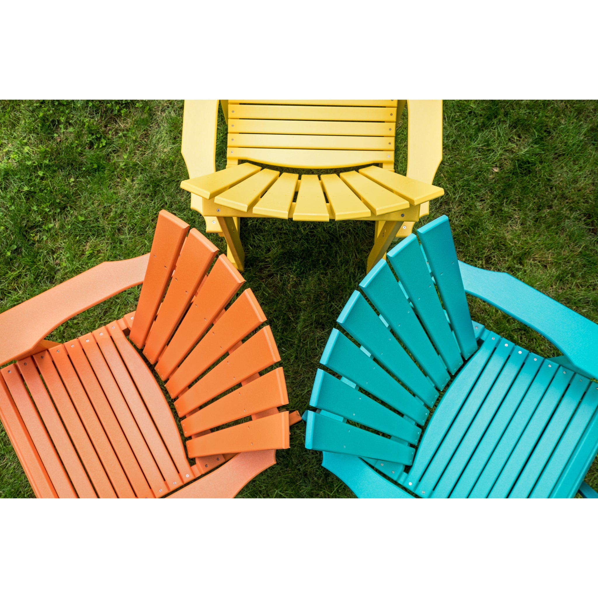 LuxCraft Deluxe Adirondack Chair – Outdoor Poly Lounge Chair (PDAC)