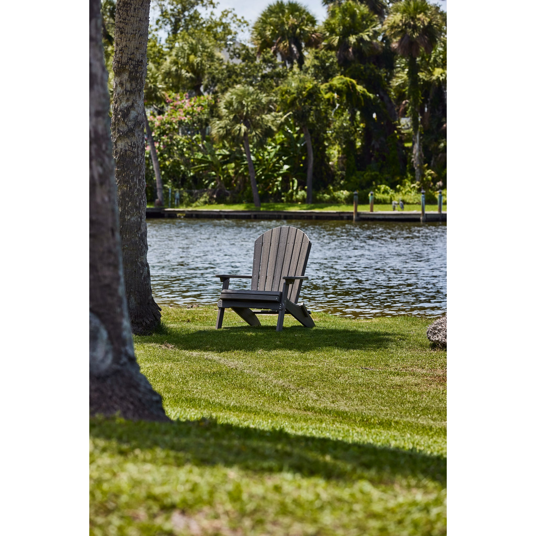 LuxCraft Folding Adirondack Chair – Outdoor Poly Folding Lounge Chair (PFAC)