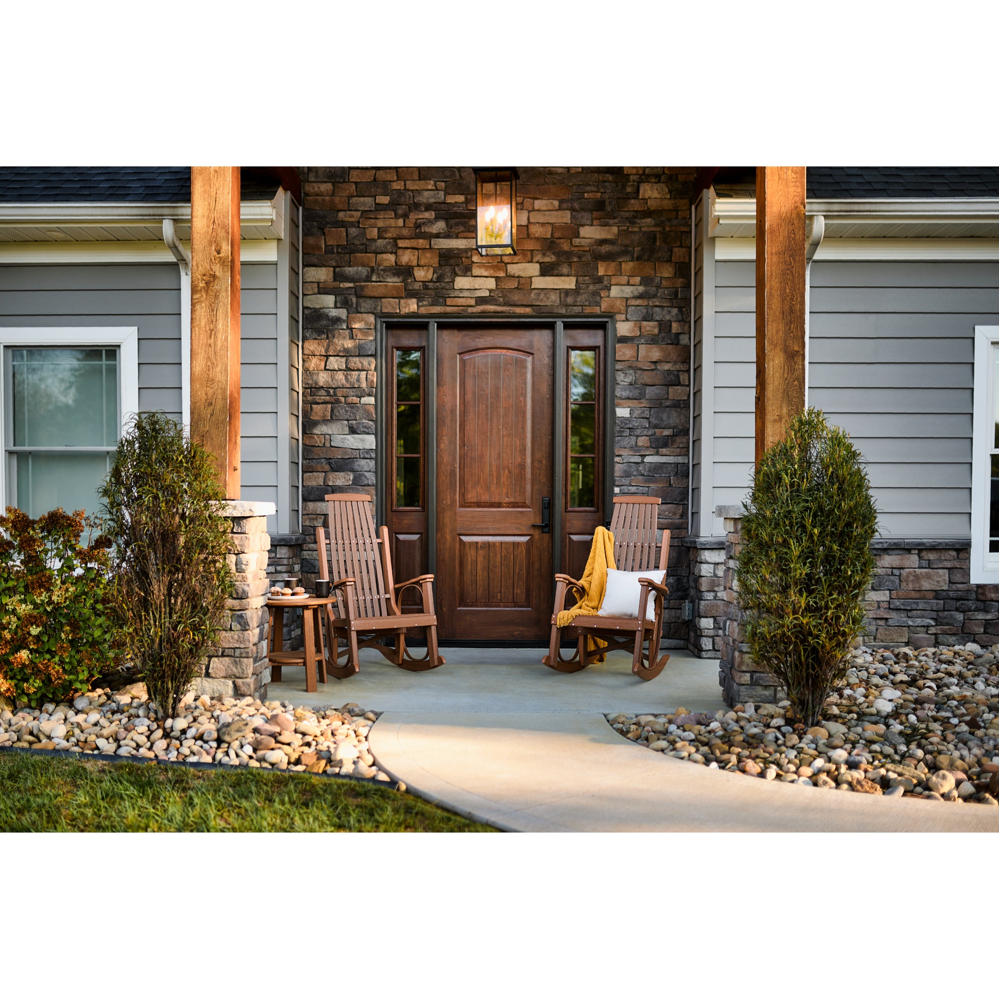 LuxCraft Grandpa’s Rocker – Outdoor Poly Rocking Chair (PGR)