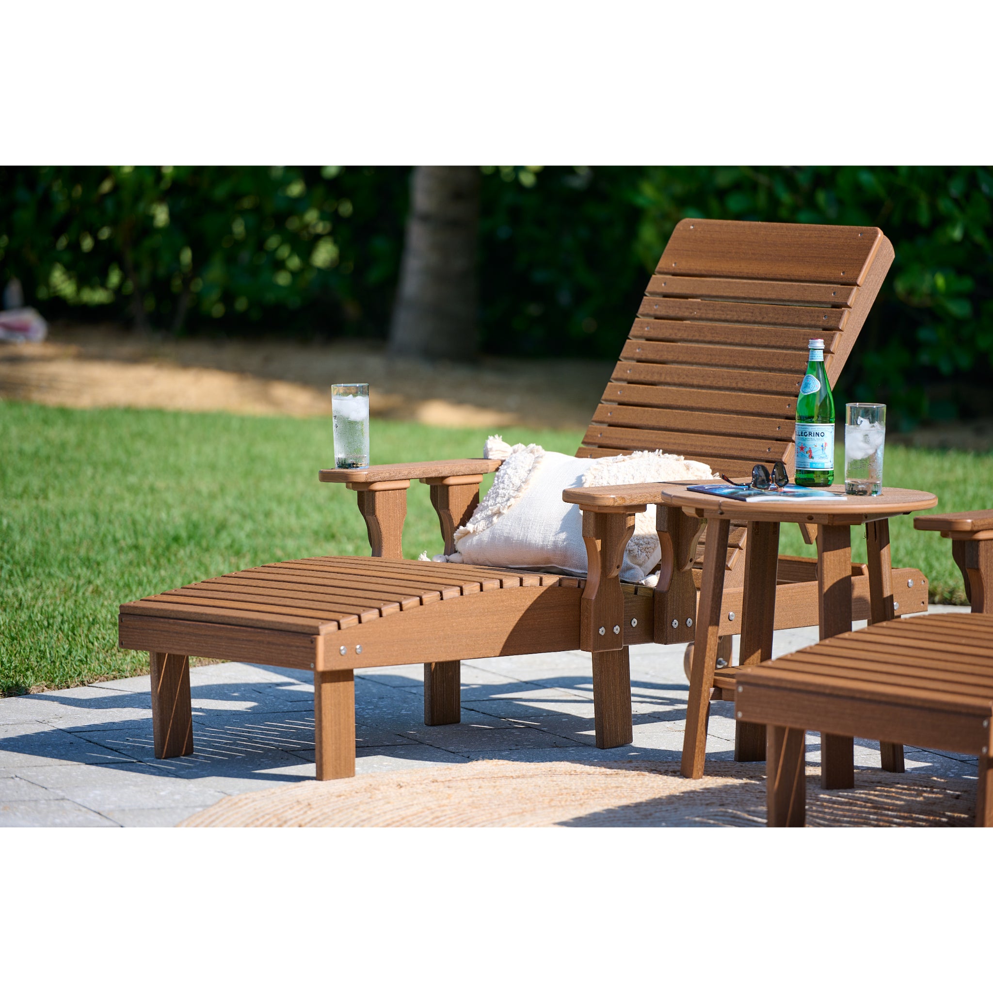 LuxCraft Lounge Chair – Outdoor Poly Poolside Lounger (PLC)