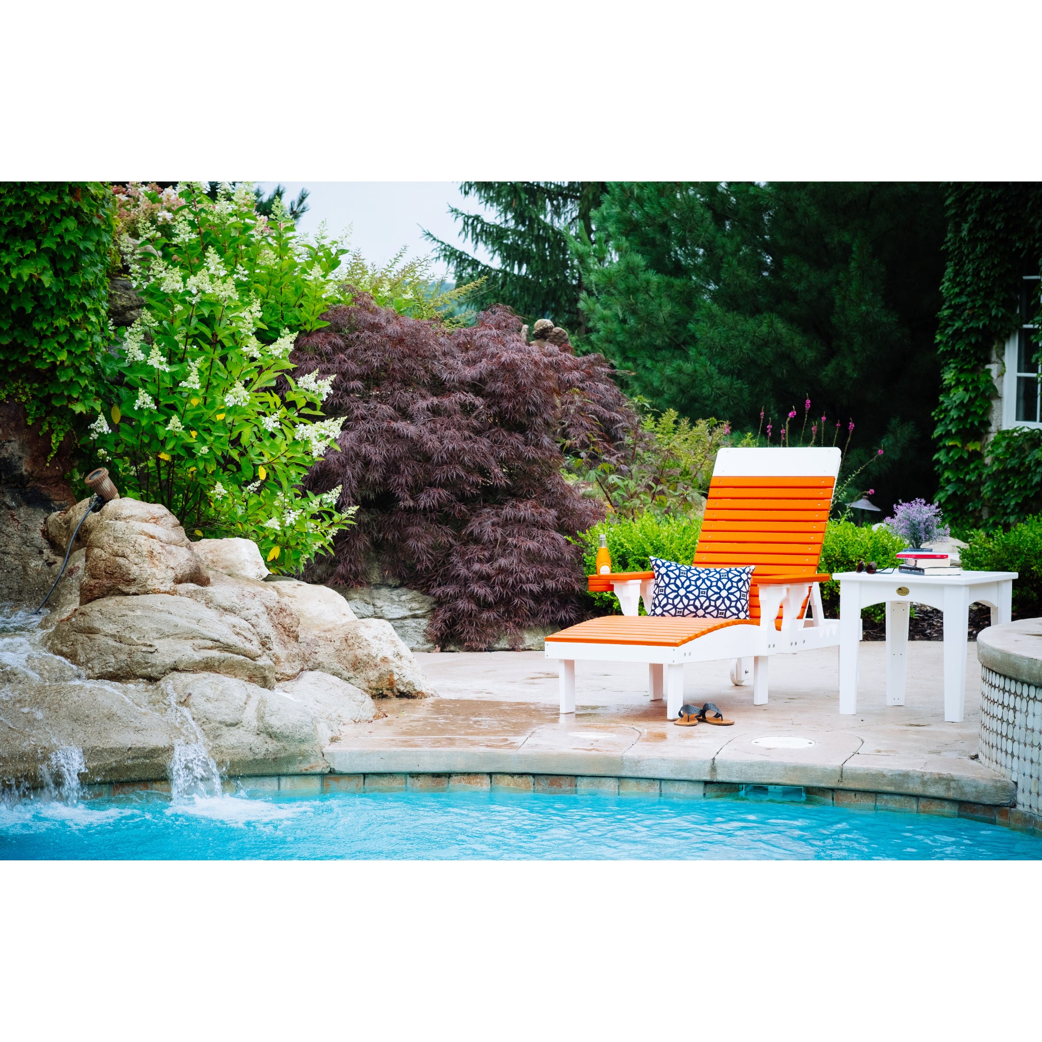LuxCraft Lounge Chair – Outdoor Poly Poolside Lounger (PLC)