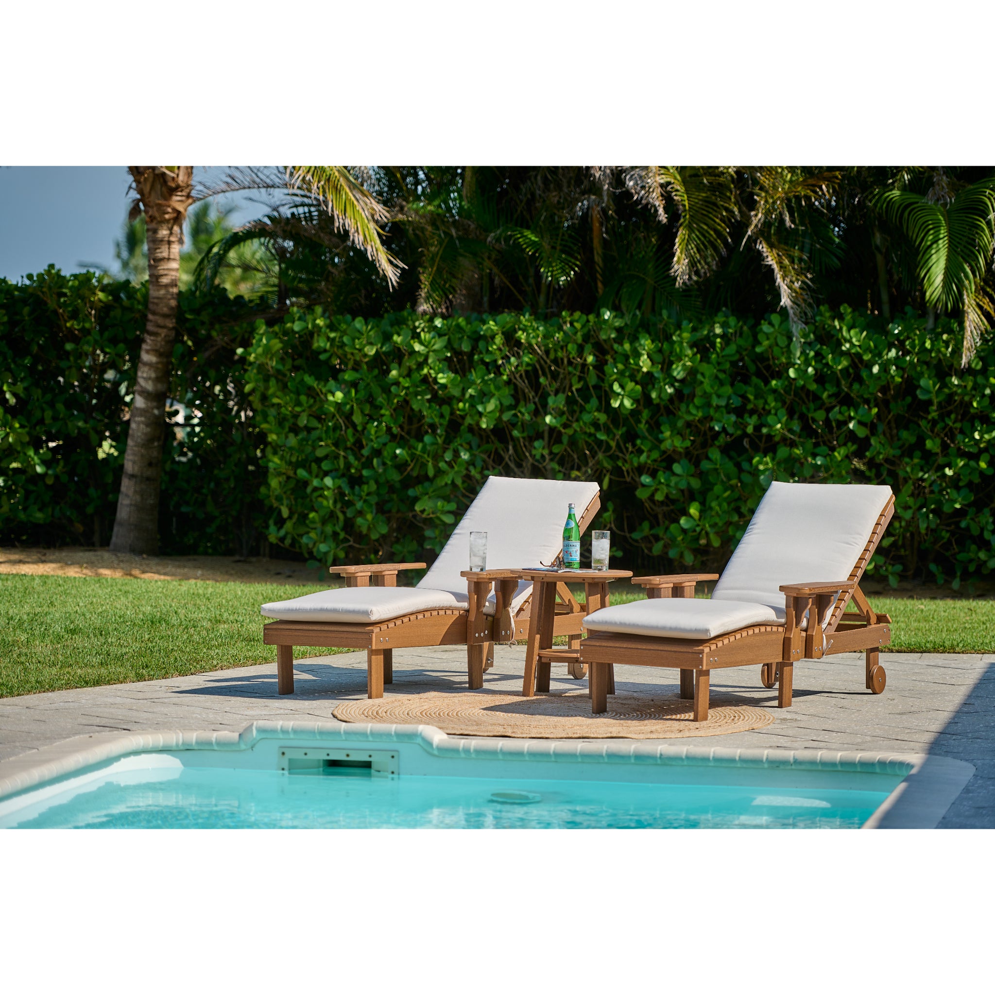 LuxCraft Lounge Chair – Outdoor Poly Poolside Lounger (PLC)