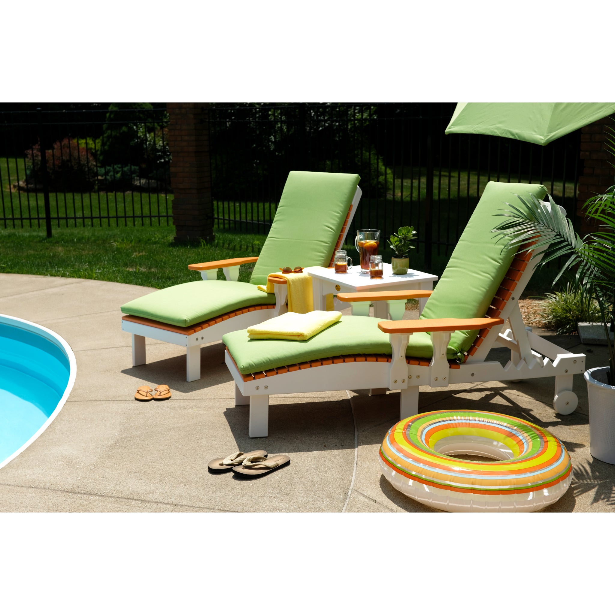 LuxCraft Lounge Chair – Outdoor Poly Poolside Lounger (PLC)
