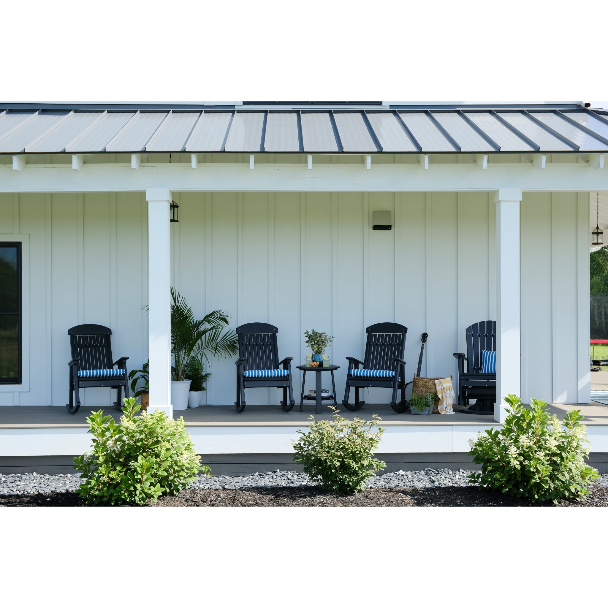 LuxCraft Porch Rocker – Outdoor Poly Rocking Chair (PPR)