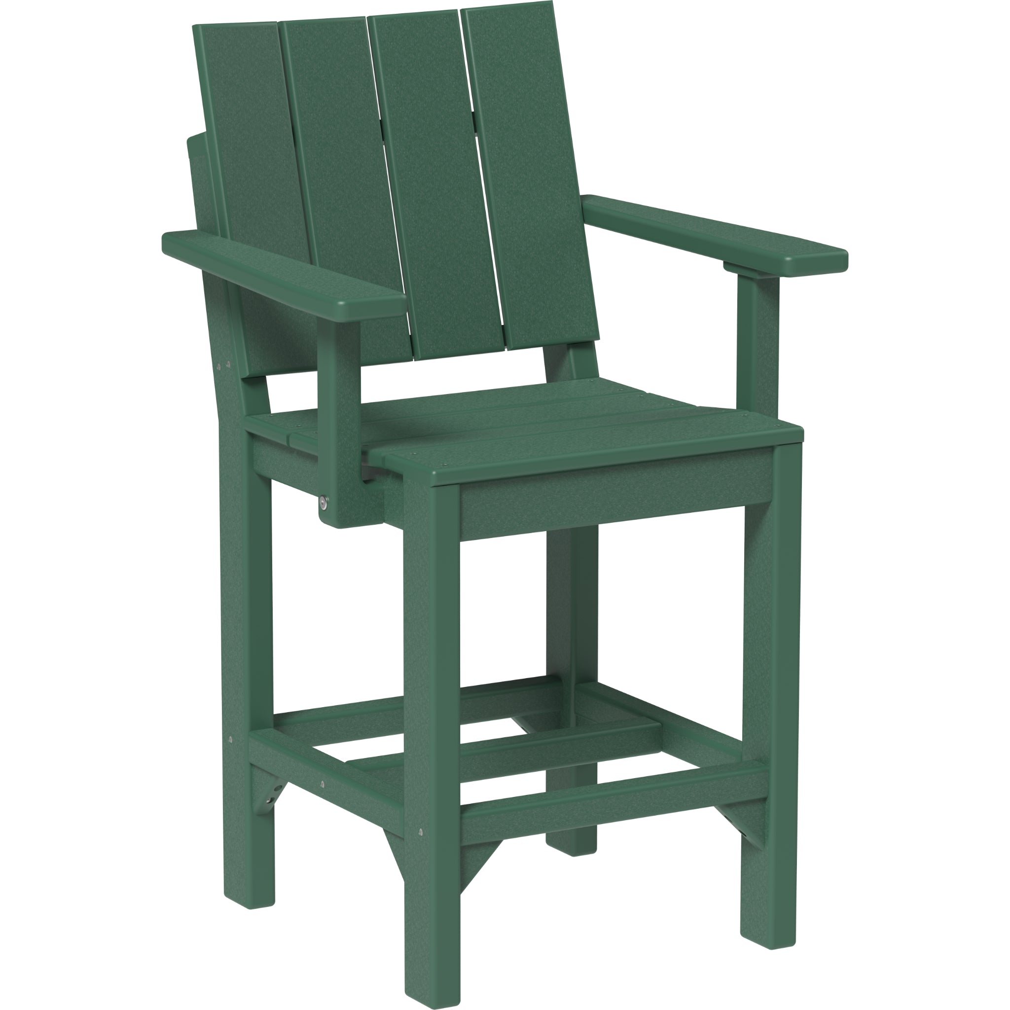 LuxCraft Urban Arm Chair – Outdoor Poly Counter Height Chair (UARC)
