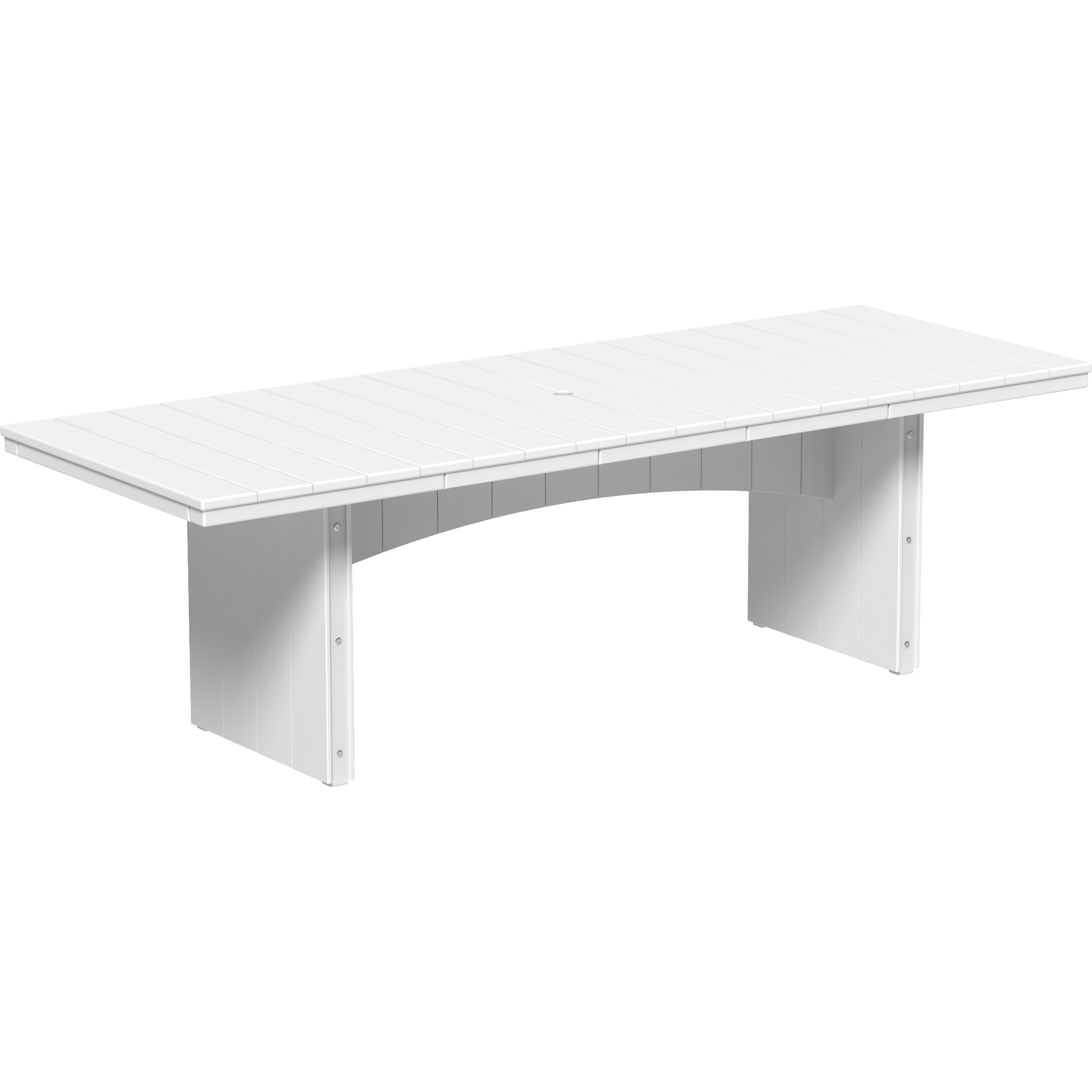 LuxCraft Urban 3′ x 8′ Rectangular Dining Table – Outdoor Poly Patio Counter Height Table (UDT38R)