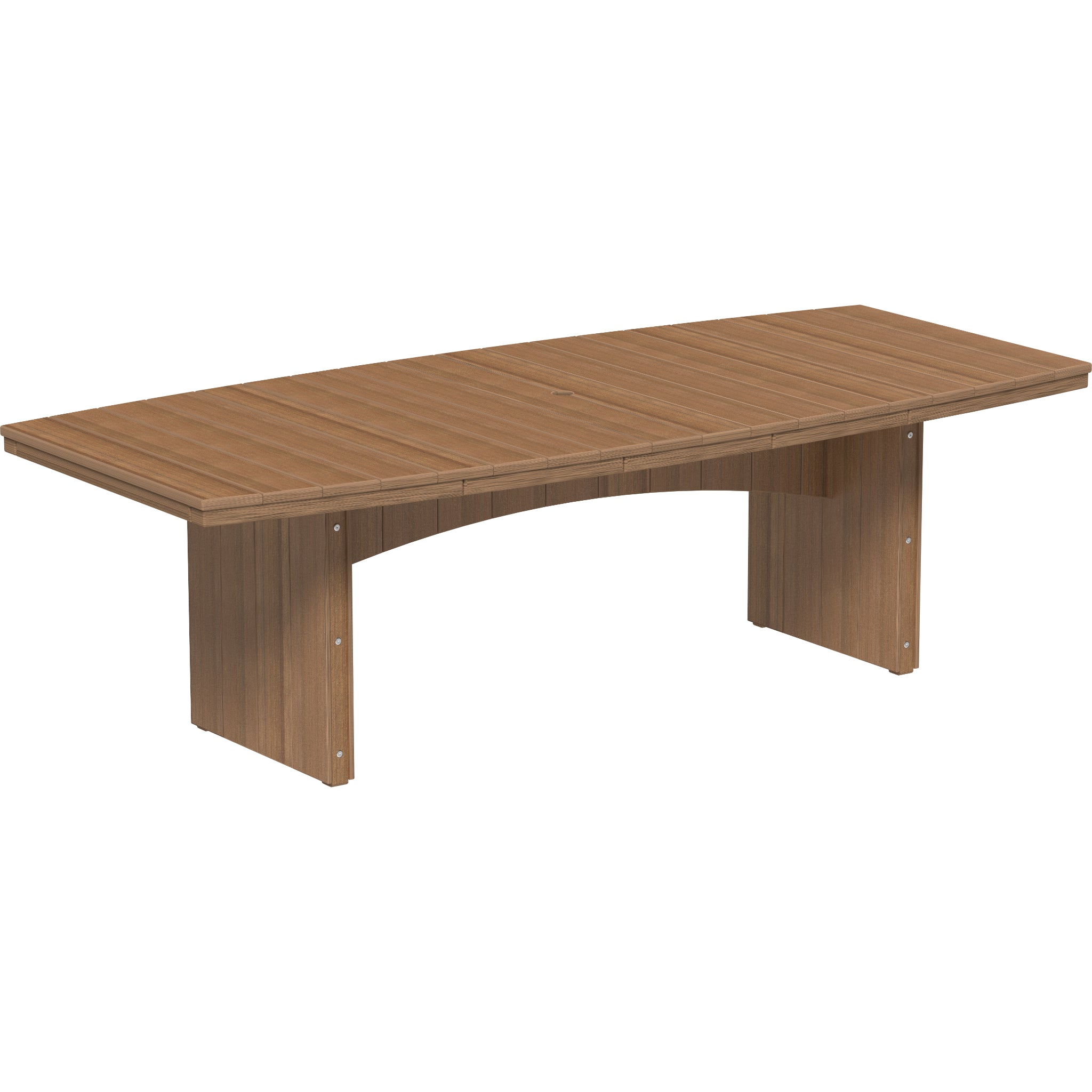 LuxCraft Urban 4′ x 8′ Oval Dining Table – Outdoor Poly Patio Dining Table (UDT48O)