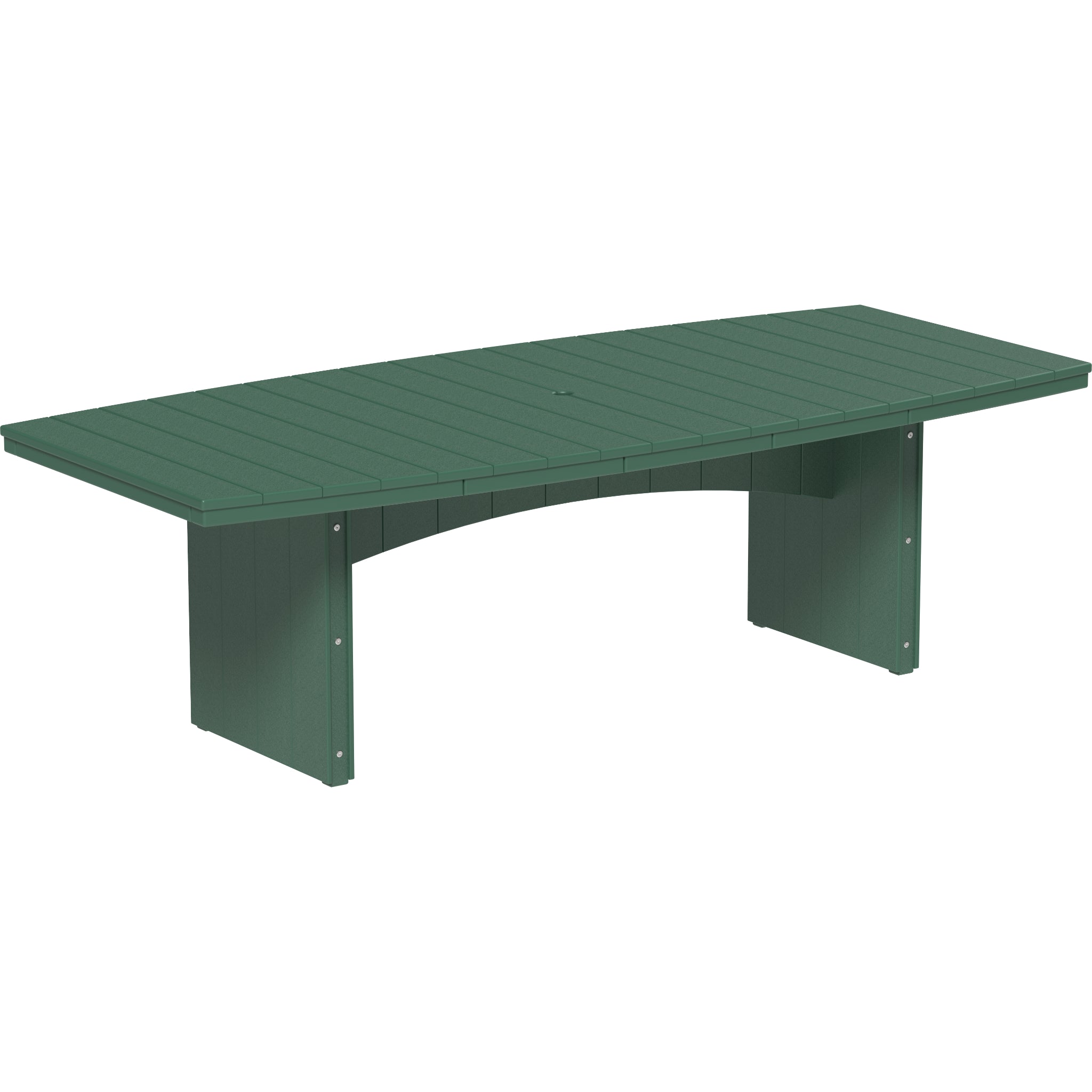 LuxCraft Urban 4′ x 8′ Oval Dining Table – Outdoor Poly Patio Dining Table (UDT48O)