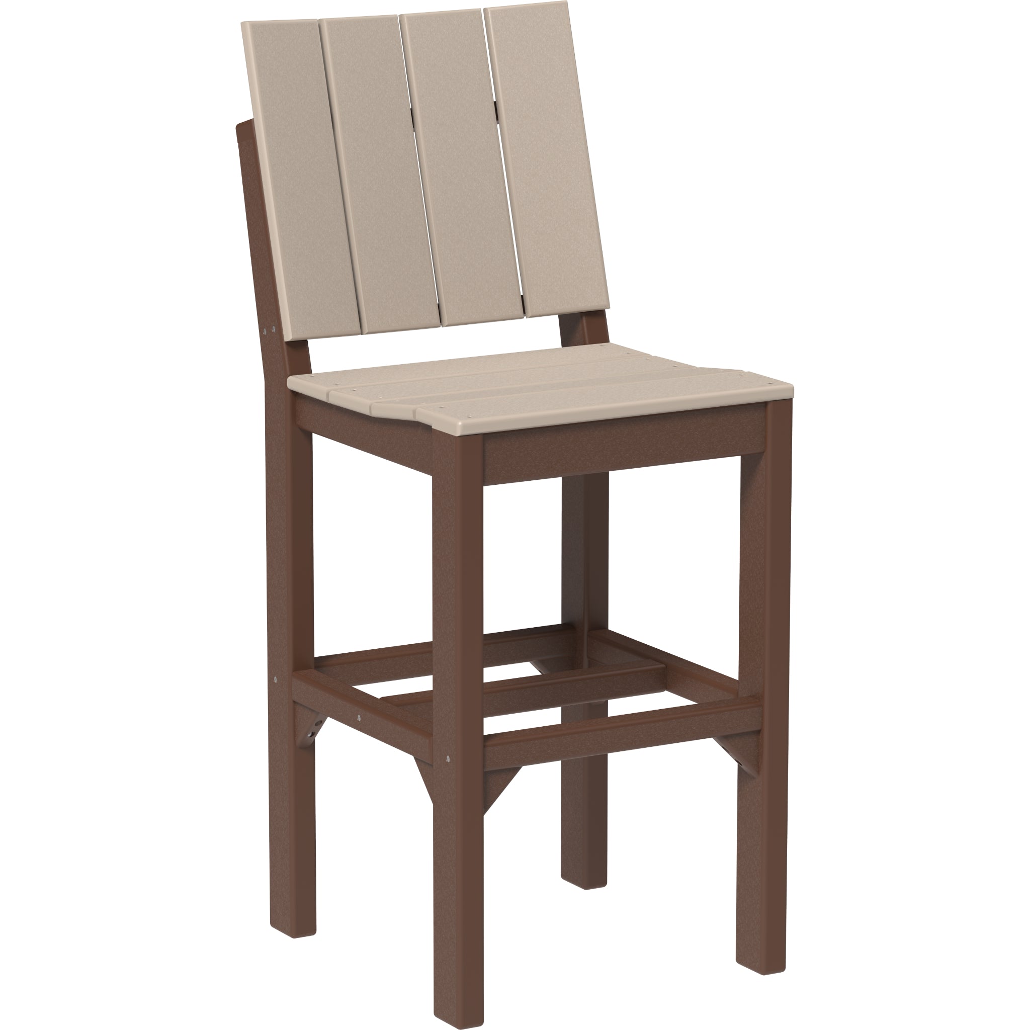 LuxCraft Urban Side Chair – Outdoor Poly Bar Chair (USC)