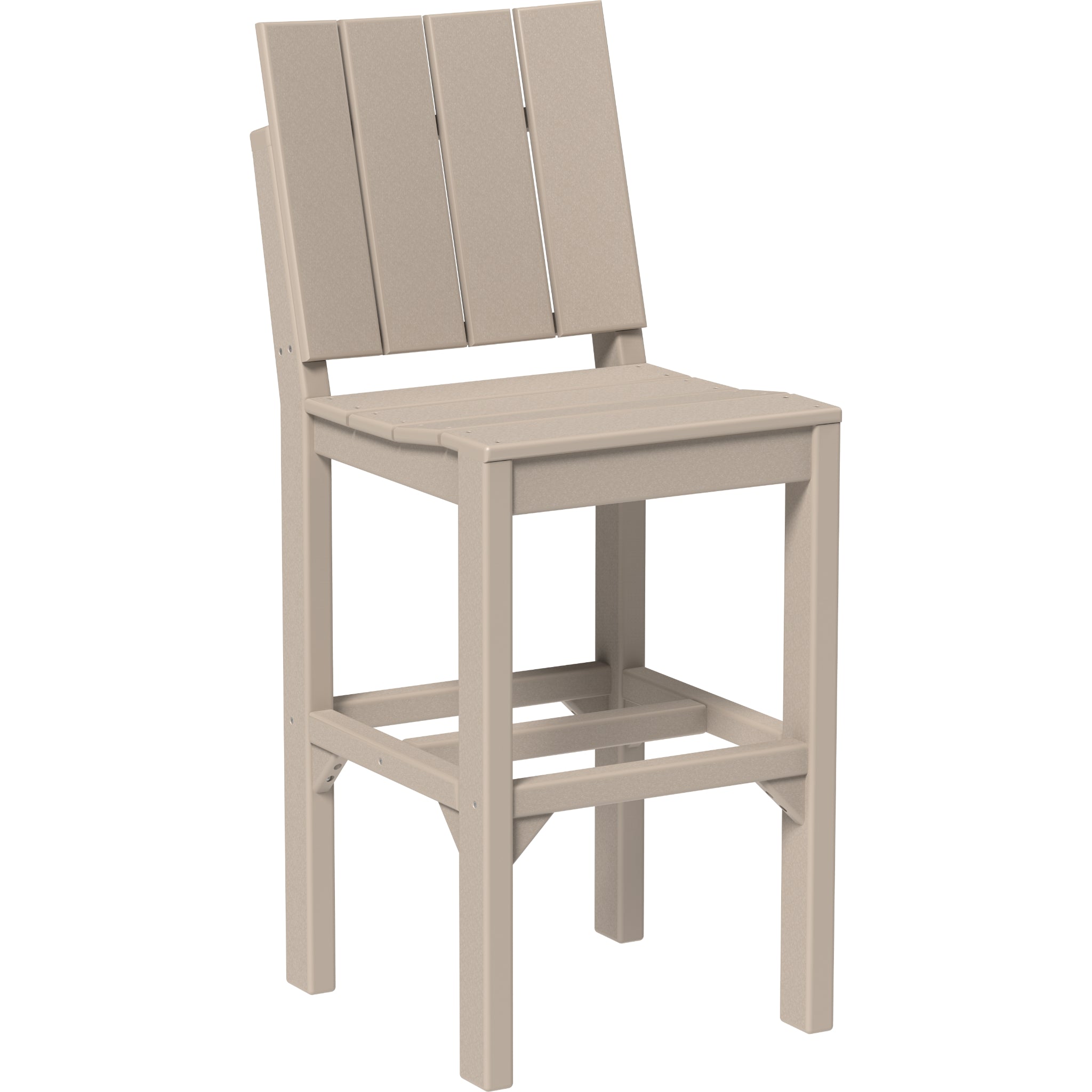 LuxCraft Urban Side Chair – Outdoor Poly Bar Chair (USC)