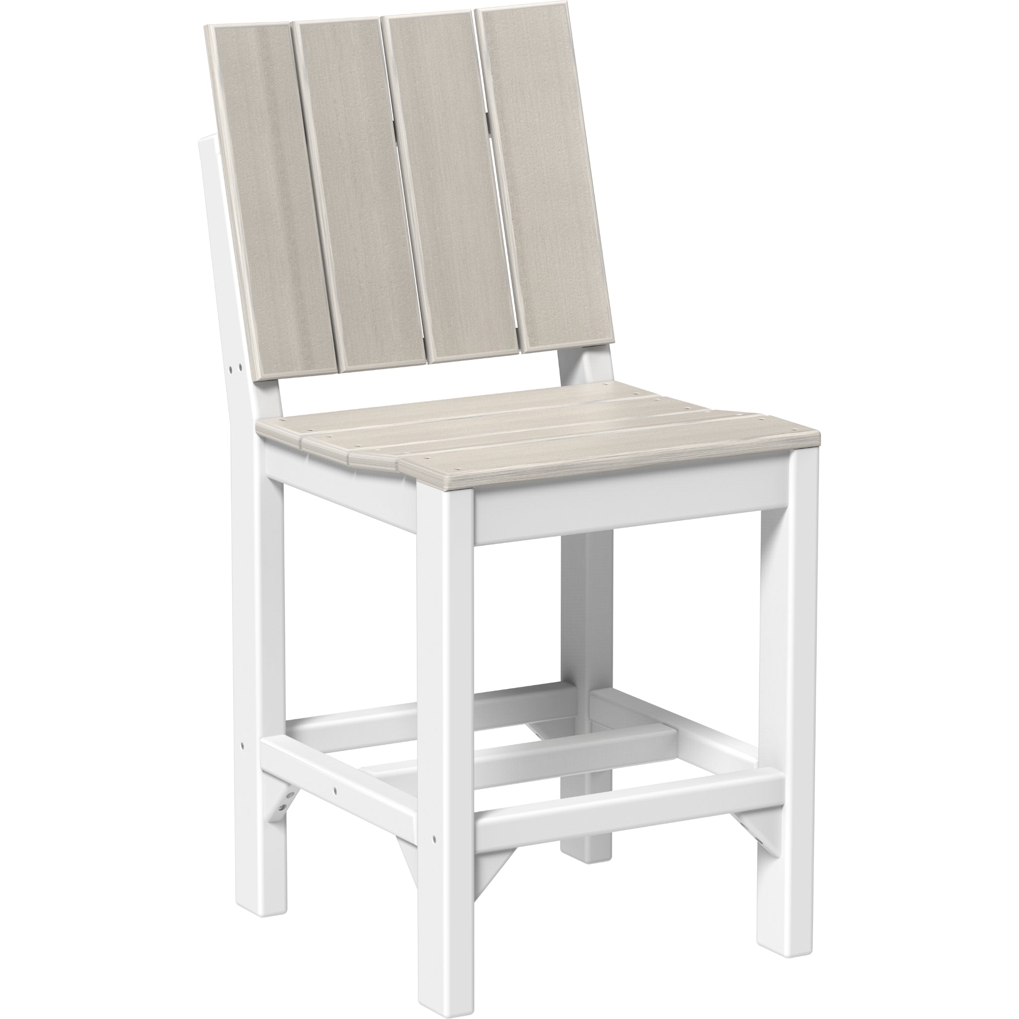 LuxCraft Urban Side Chair – Outdoor Poly Counter Height Chair (USC)